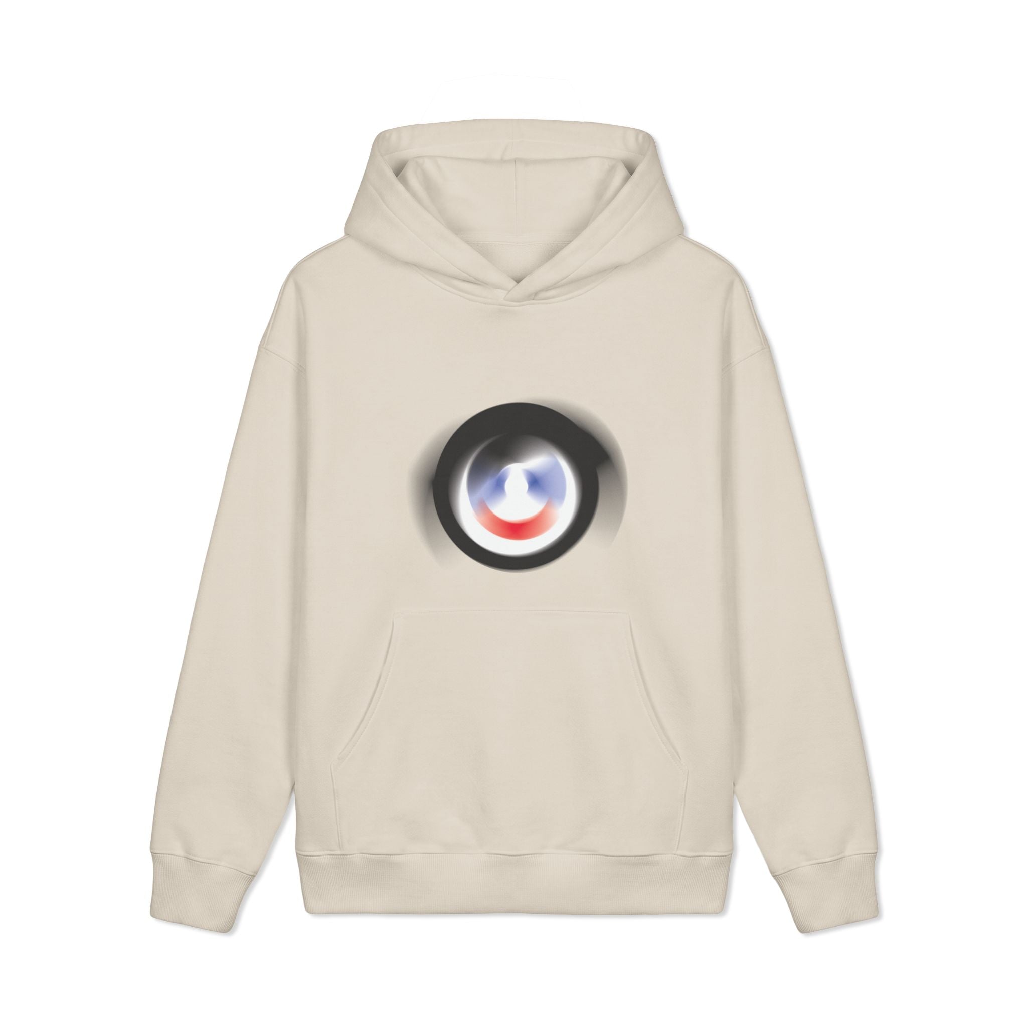 Blurred Tricolor Target logo Hoodie | Hooded Sweatshirt