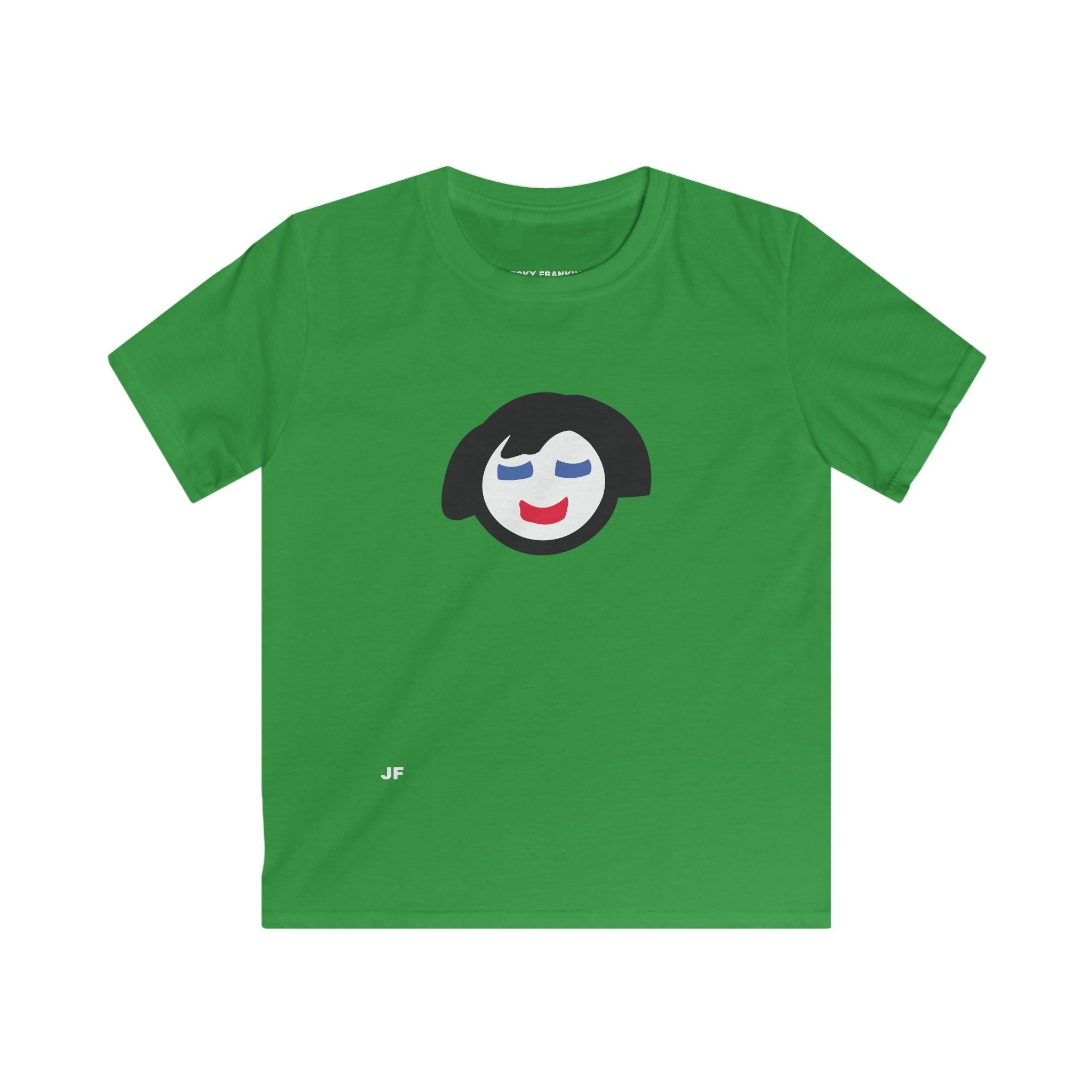 Smiling Face Graphic Tee Kids Shirt | Cute Minimal Face Illustration