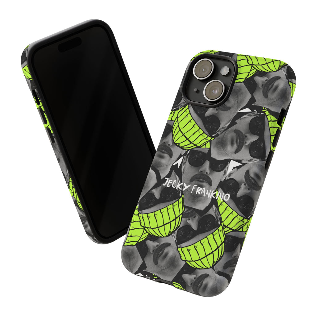 Neon Banana Face collage Phone Case | Tough Case