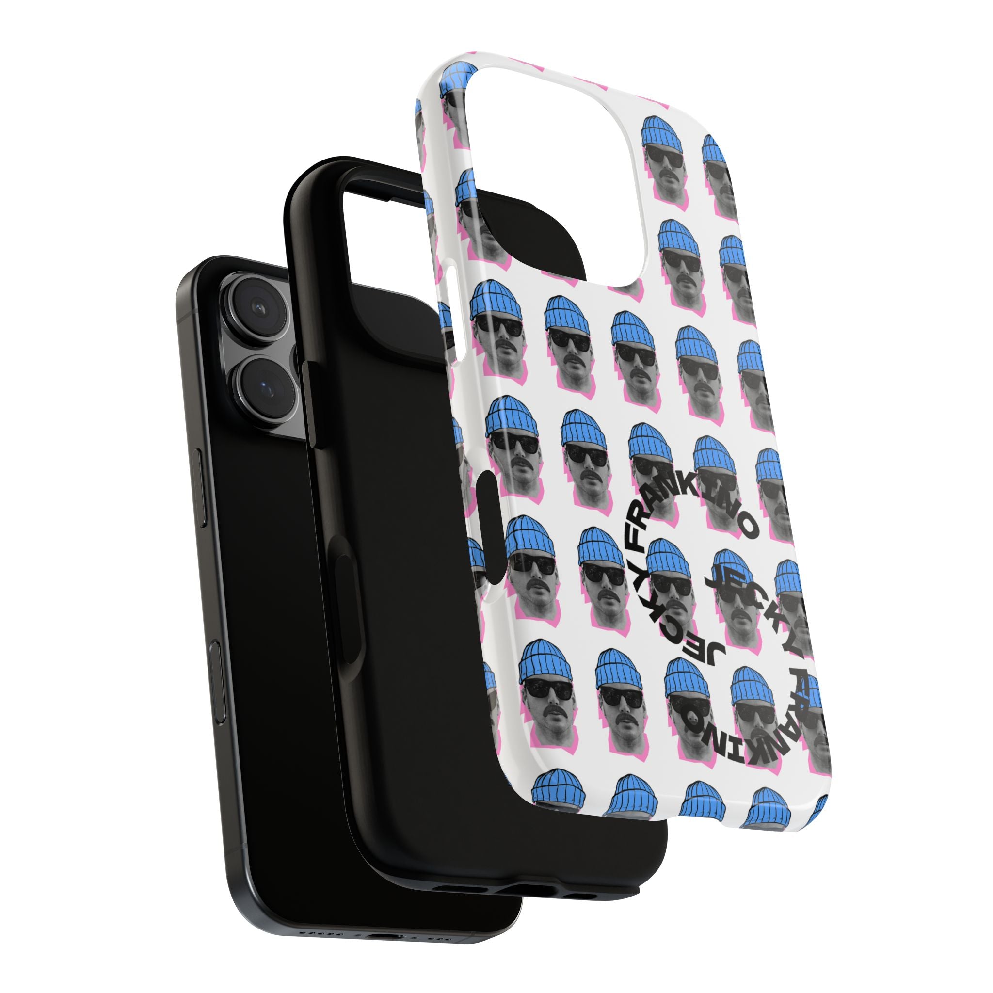 Bearded Man Pattern phone case | Tough Cases, repeating portrait design