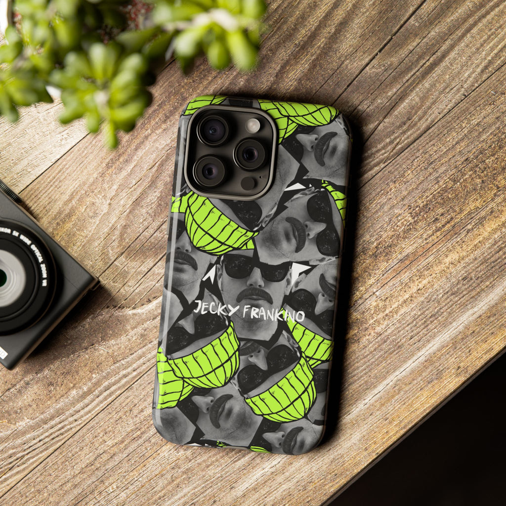 Neon Banana Face collage Phone Case | Tough Case
