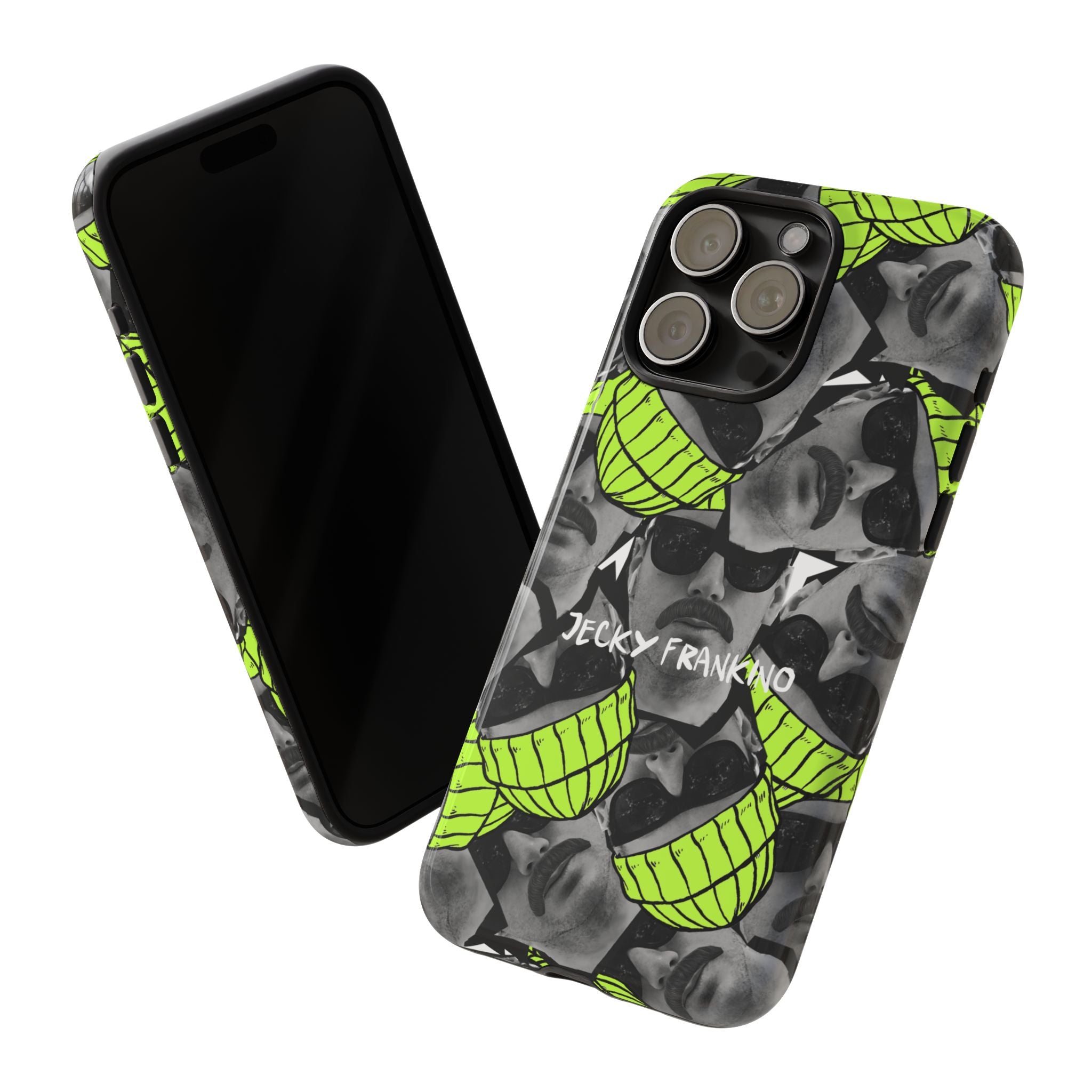 Neon Banana Face collage Phone Case | Tough Case