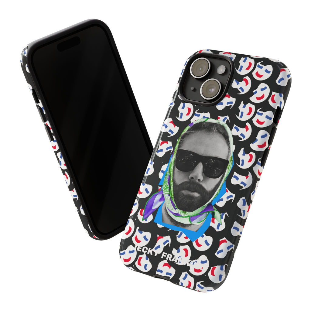 Smiling Mask Pattern Portrait Phone Case | Tough Cases