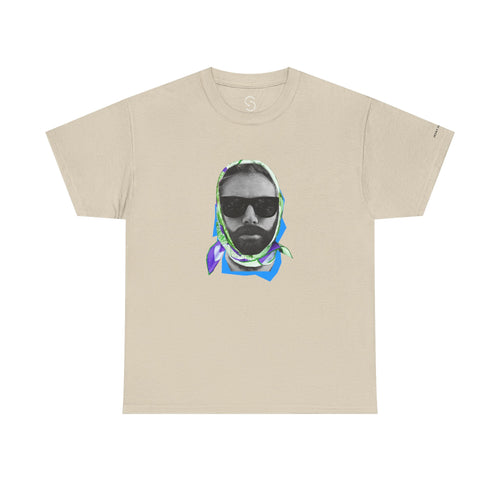 JECKY FOULARD  Man  T-Shirt | Retro Portrait, Sunglasses, Vaporwave Accent