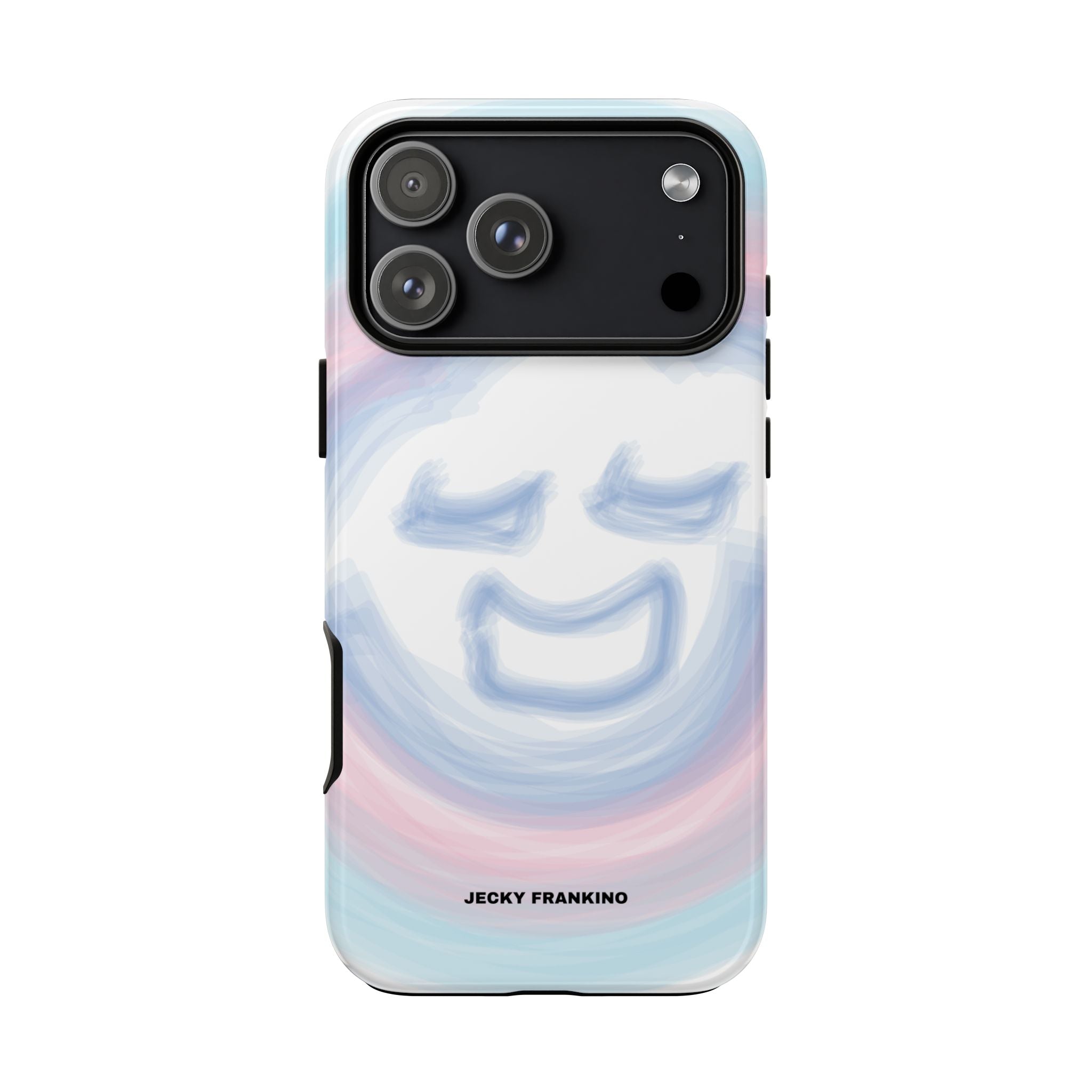 Pastel Smiley Face JECKY FRANKINO Phone Case | Tough Cases