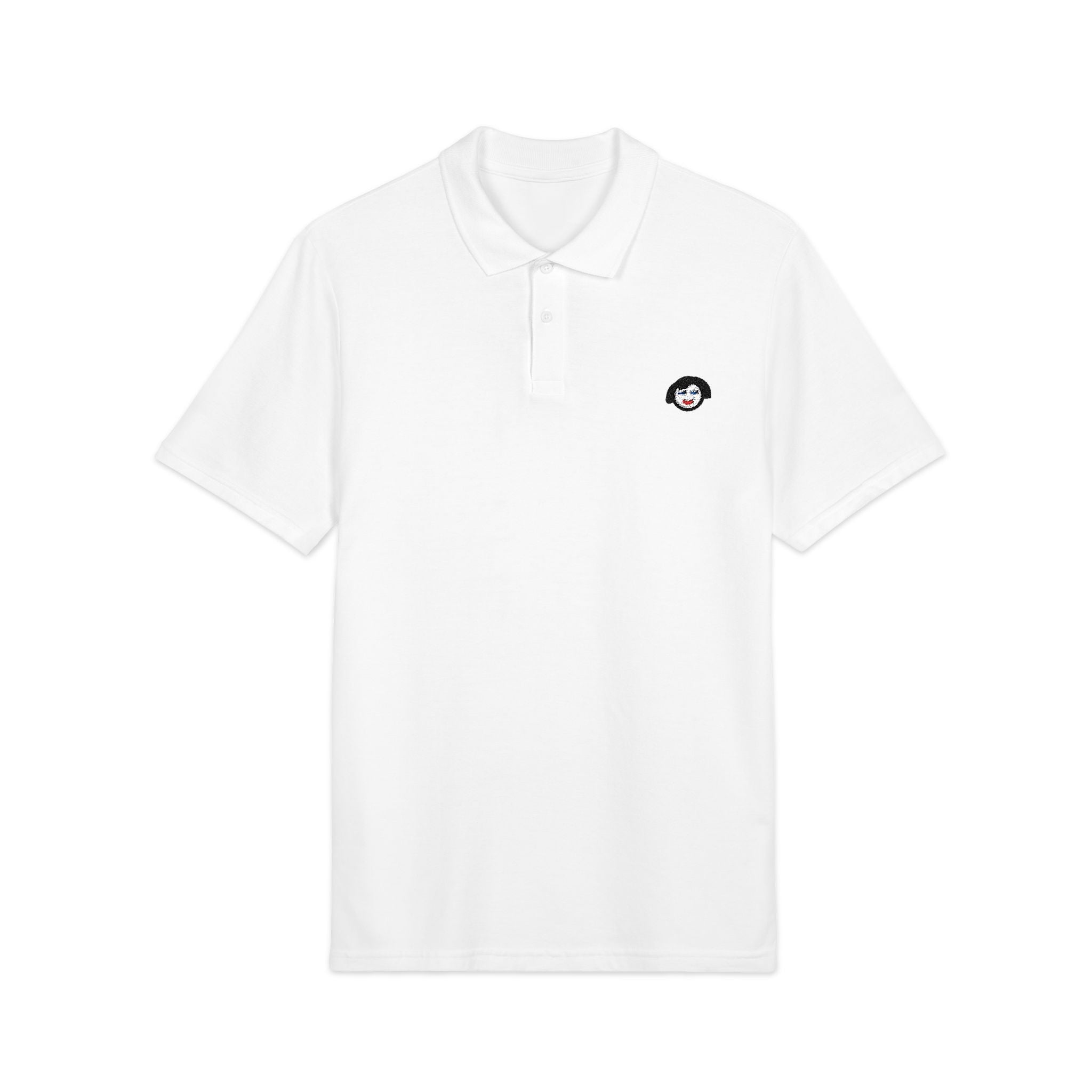 Minimal Jecky Face Logo  embroidered  Polo