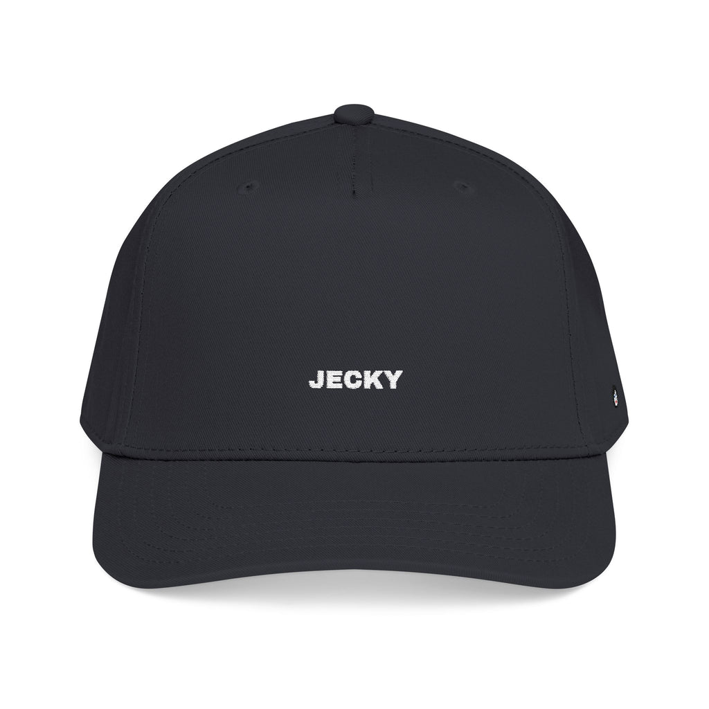 Yellow Script Logo Mid Profile Baseball Cap | Two-Tone Brim, Embroidered Back Logo