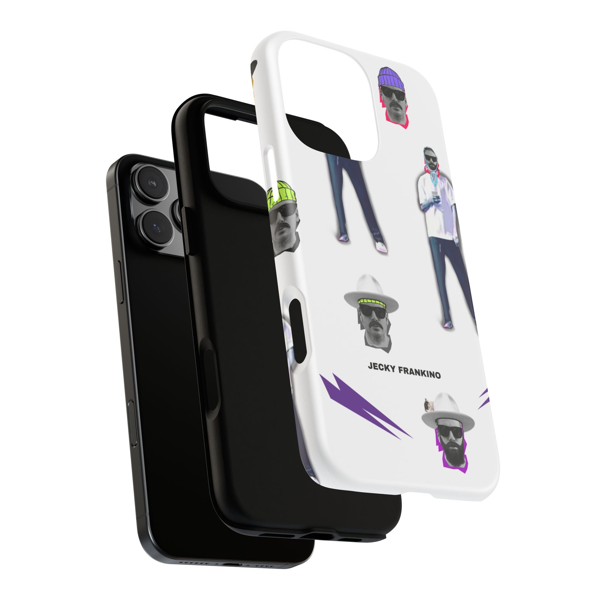 Retro Cool Character Pattern phone case | Tough Cases