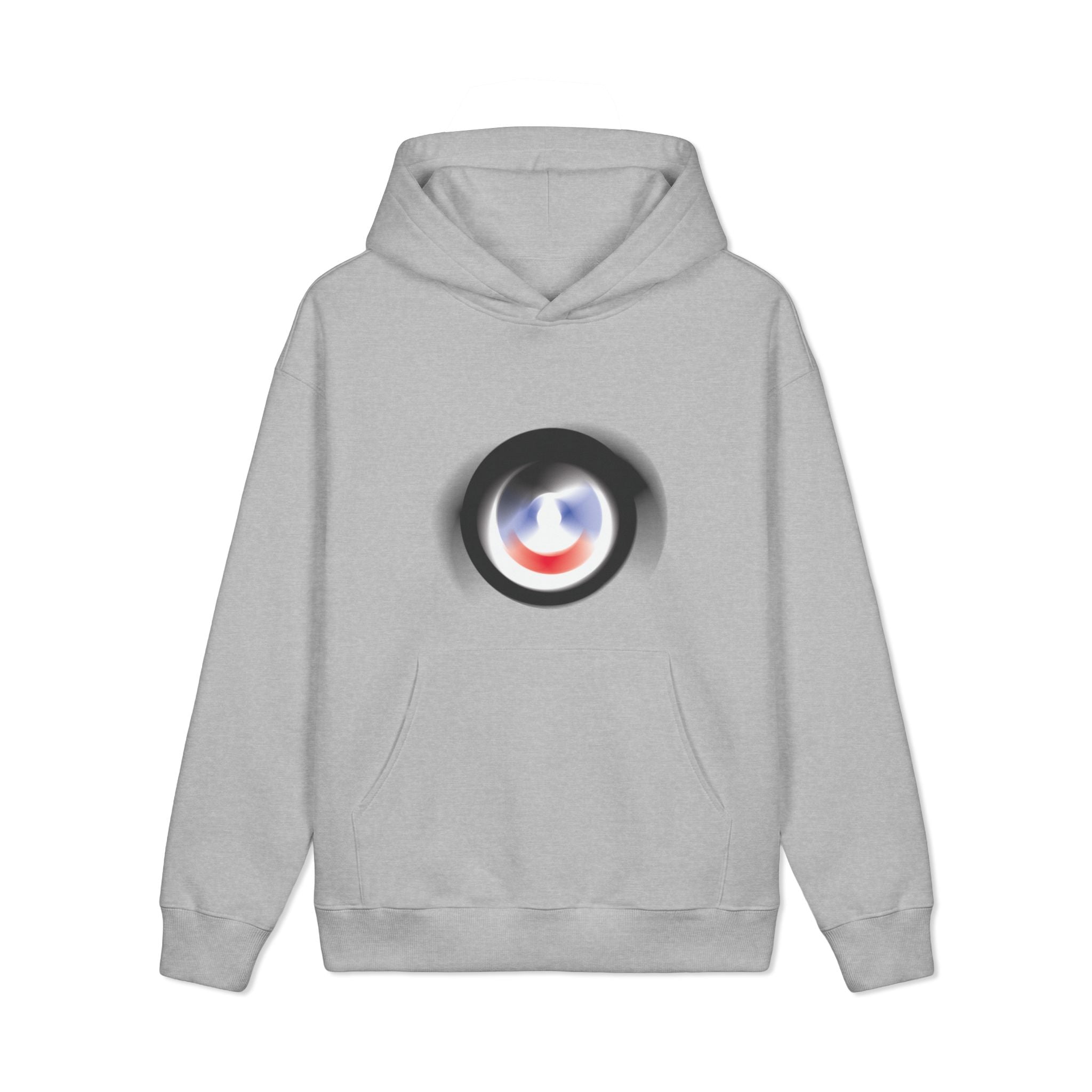 Blurred Tricolor Target logo Hoodie | Hooded Sweatshirt