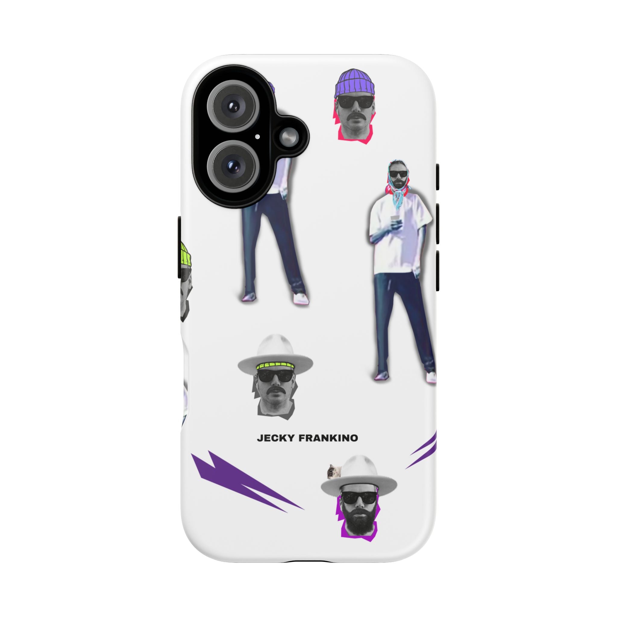Retro Cool Character Pattern phone case | Tough Cases