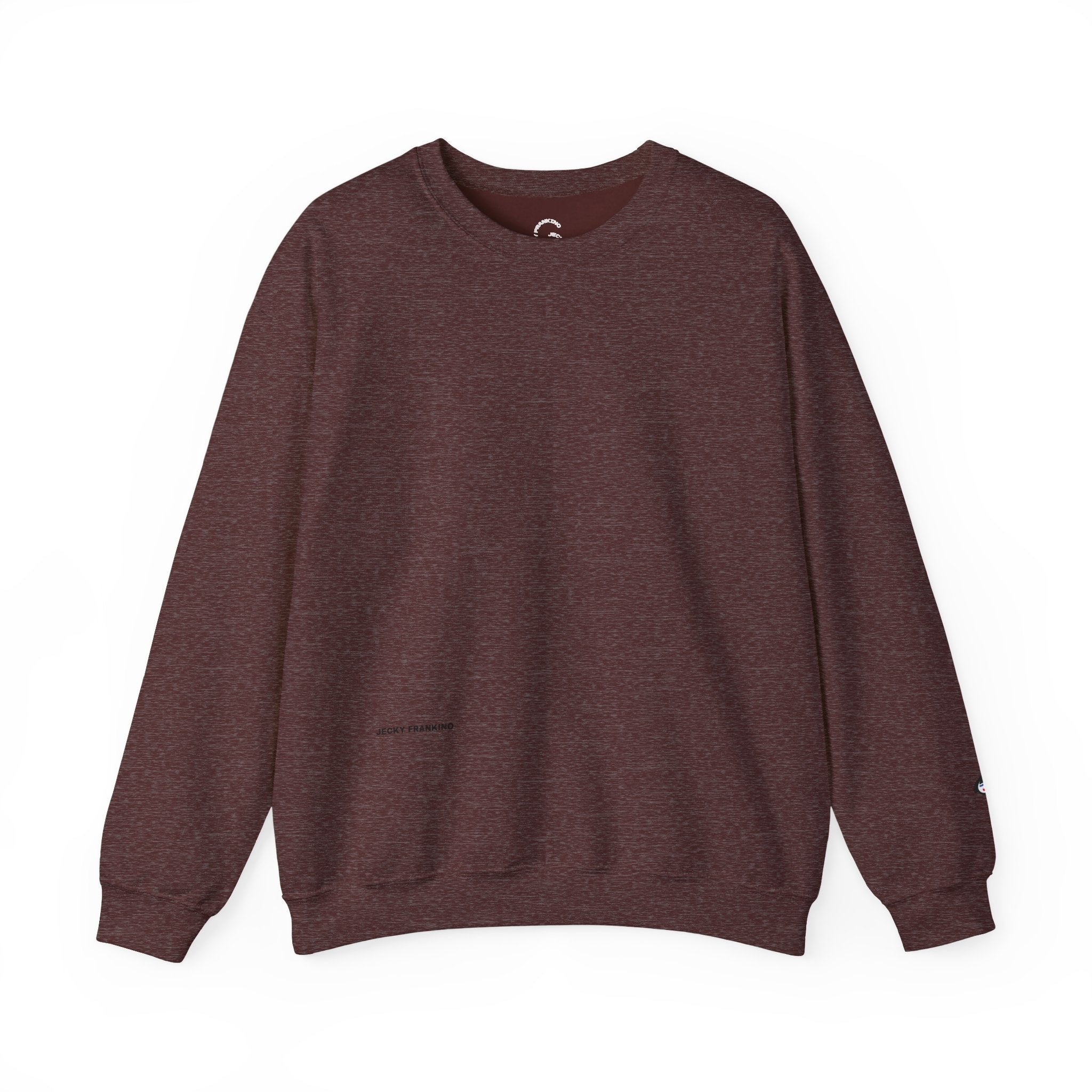 JECKY is/back Crewneck Sweatshirt | Minimal Back Text Design