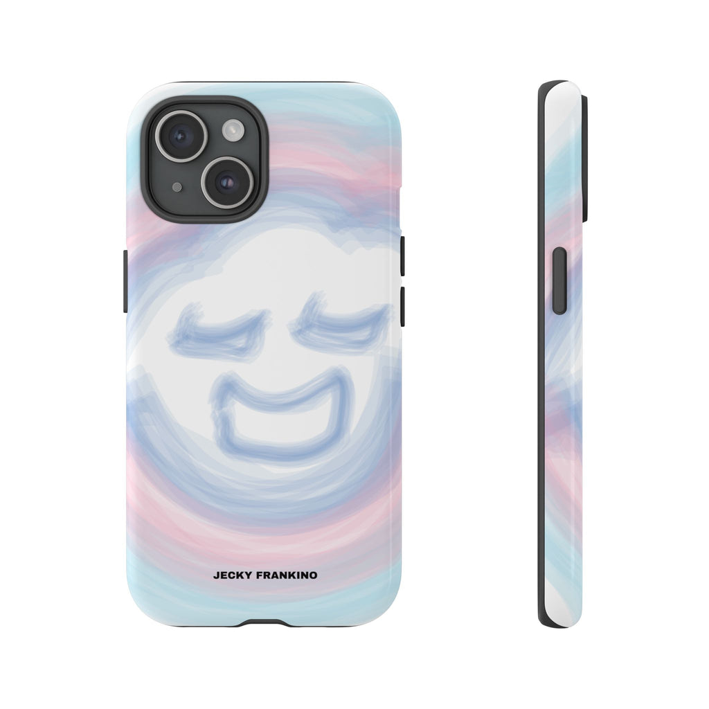 Pastel Smiley Face JECKY FRANKINO Phone Case | Tough Cases