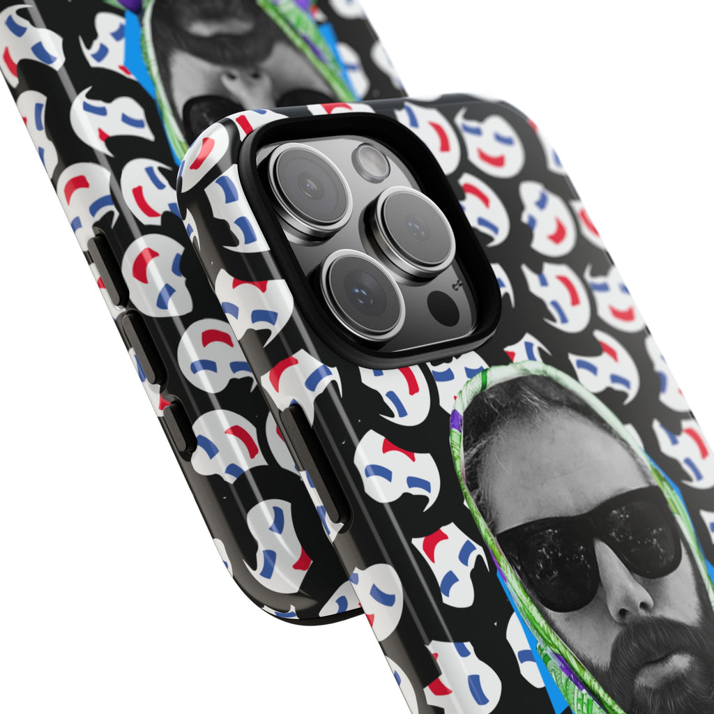Smiling Mask Pattern Portrait Phone Case | Tough Cases
