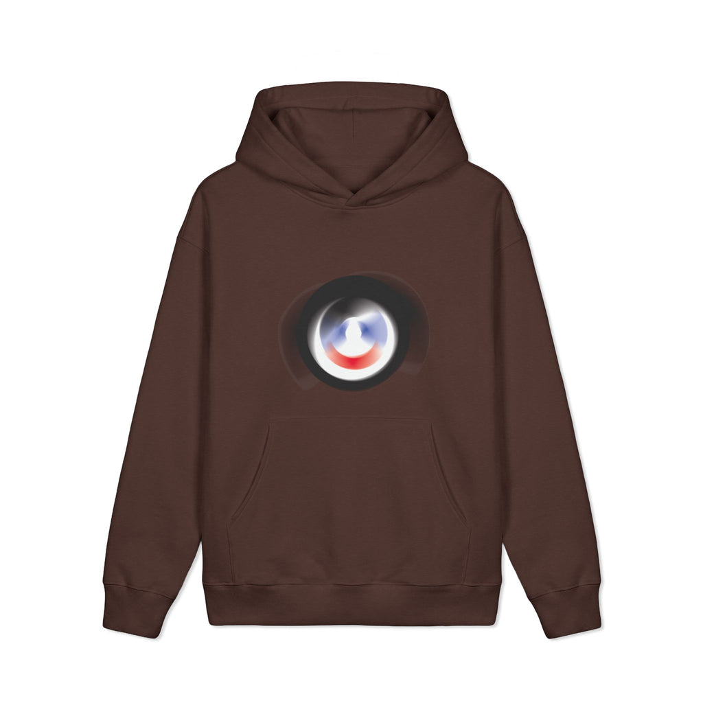 Blurred Tricolor Target logo Hoodie | Hooded Sweatshirt
