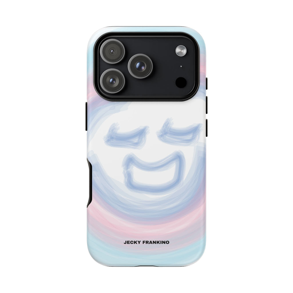 Pastel Smiley Face JECKY FRANKINO Phone Case | Tough Cases
