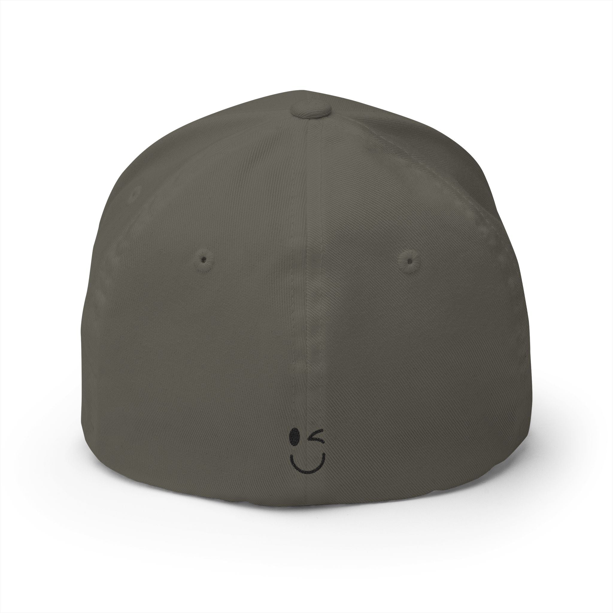JECKY Text Patch Cap | Embroidered Baseball Hat, Winking Back Detail