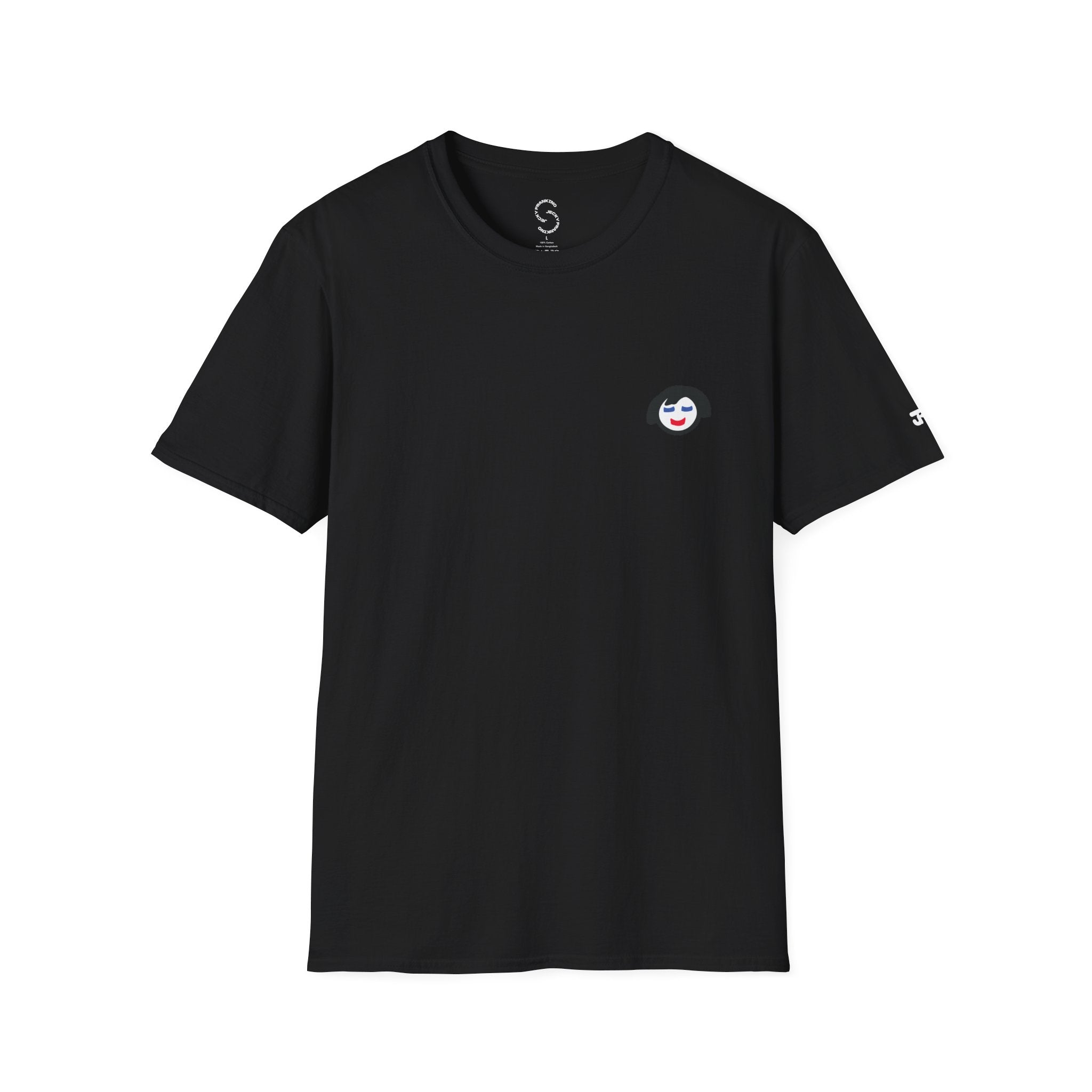 Smiling Jecky Frankino Face T-Shirt | Small Chest Graphic