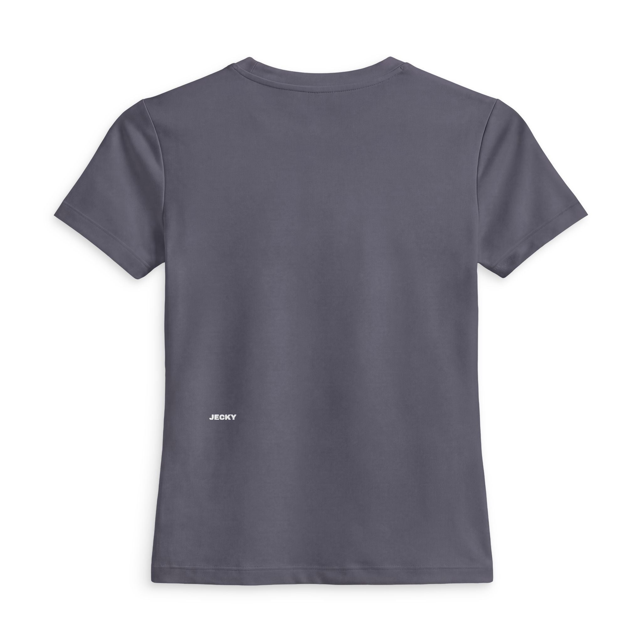 Smiling Face Jecky Frankino Tee | Black Women's Fitted T-Shirt
