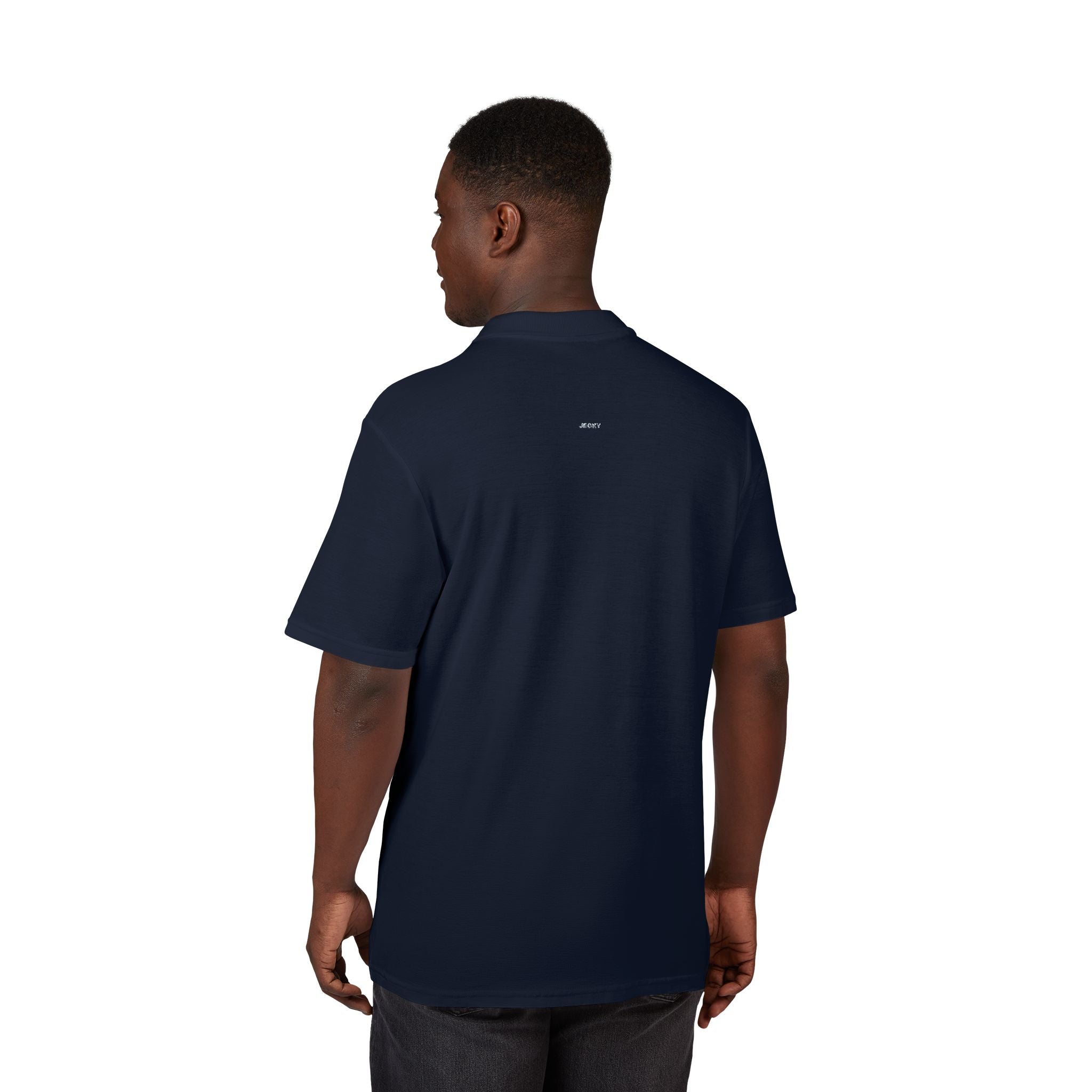 Minimal Jecky Face Logo  embroidered  Polo