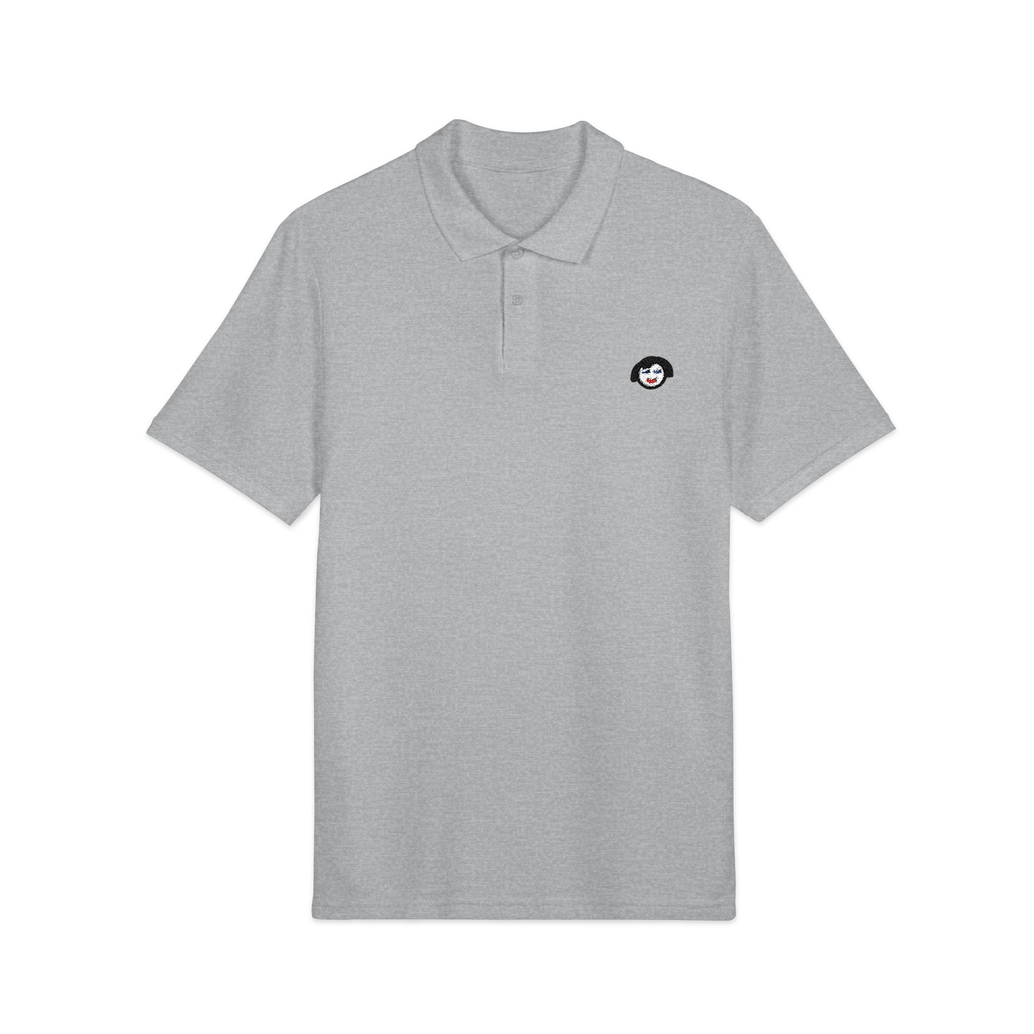Minimal Jecky Face Logo  embroidered  Polo