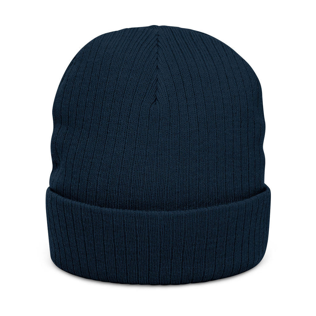 Tiny JECKY Face Beanie | Ribbed Knit Embroidered Hat