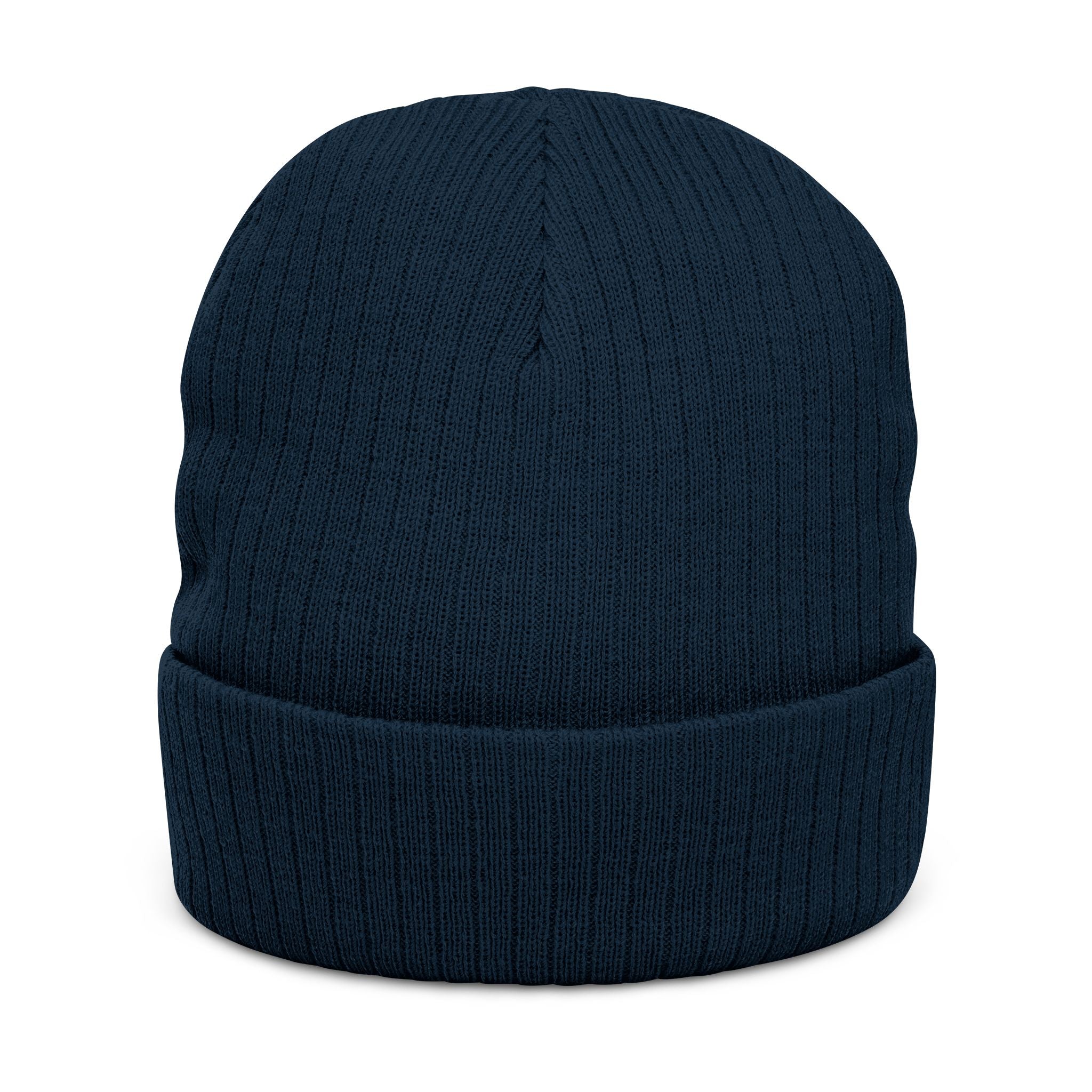 Tiny JECKY Face Beanie | Ribbed Knit Embroidered Hat