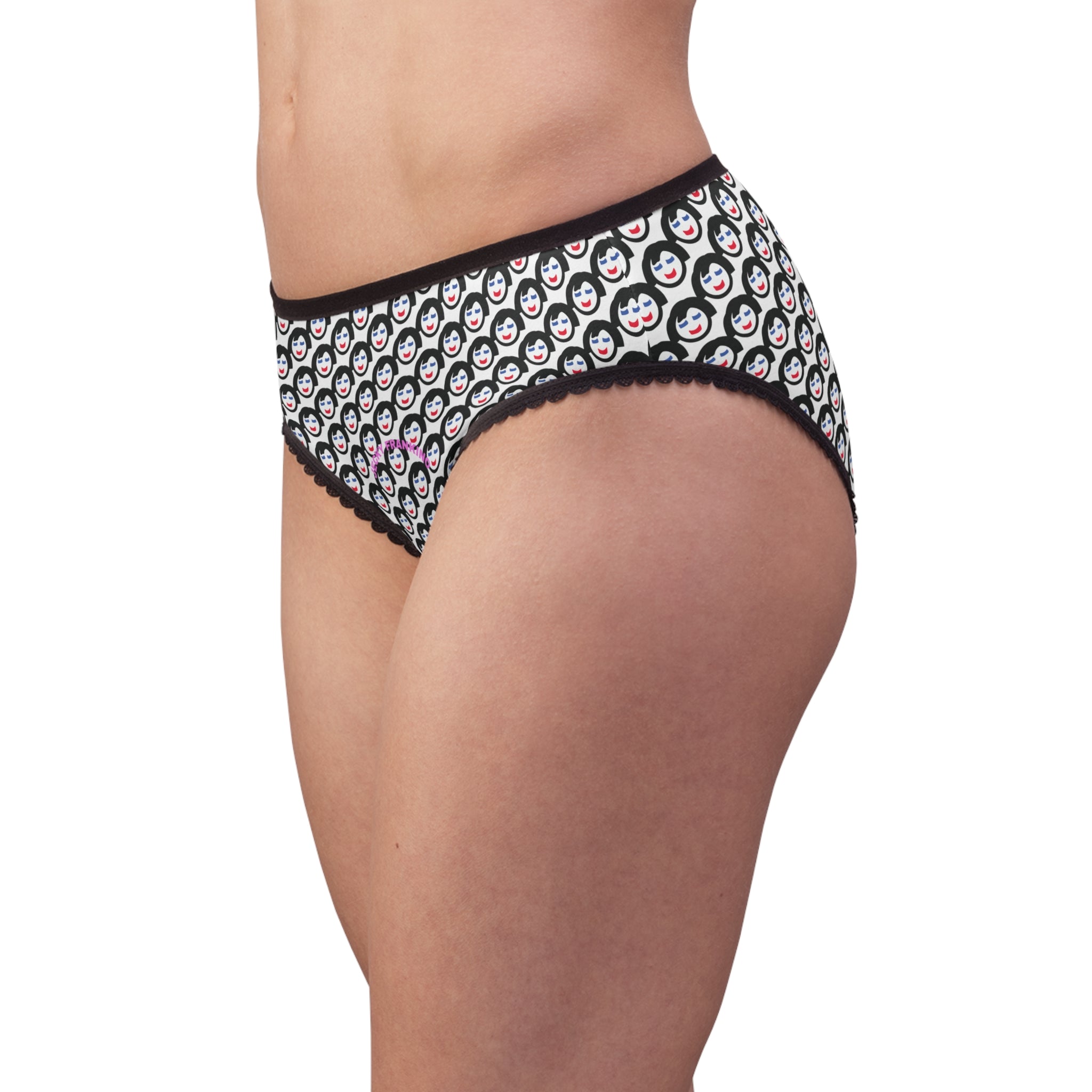 Smiling Face JF logo Women's Briefs | All-Over Print Bikini Underwear