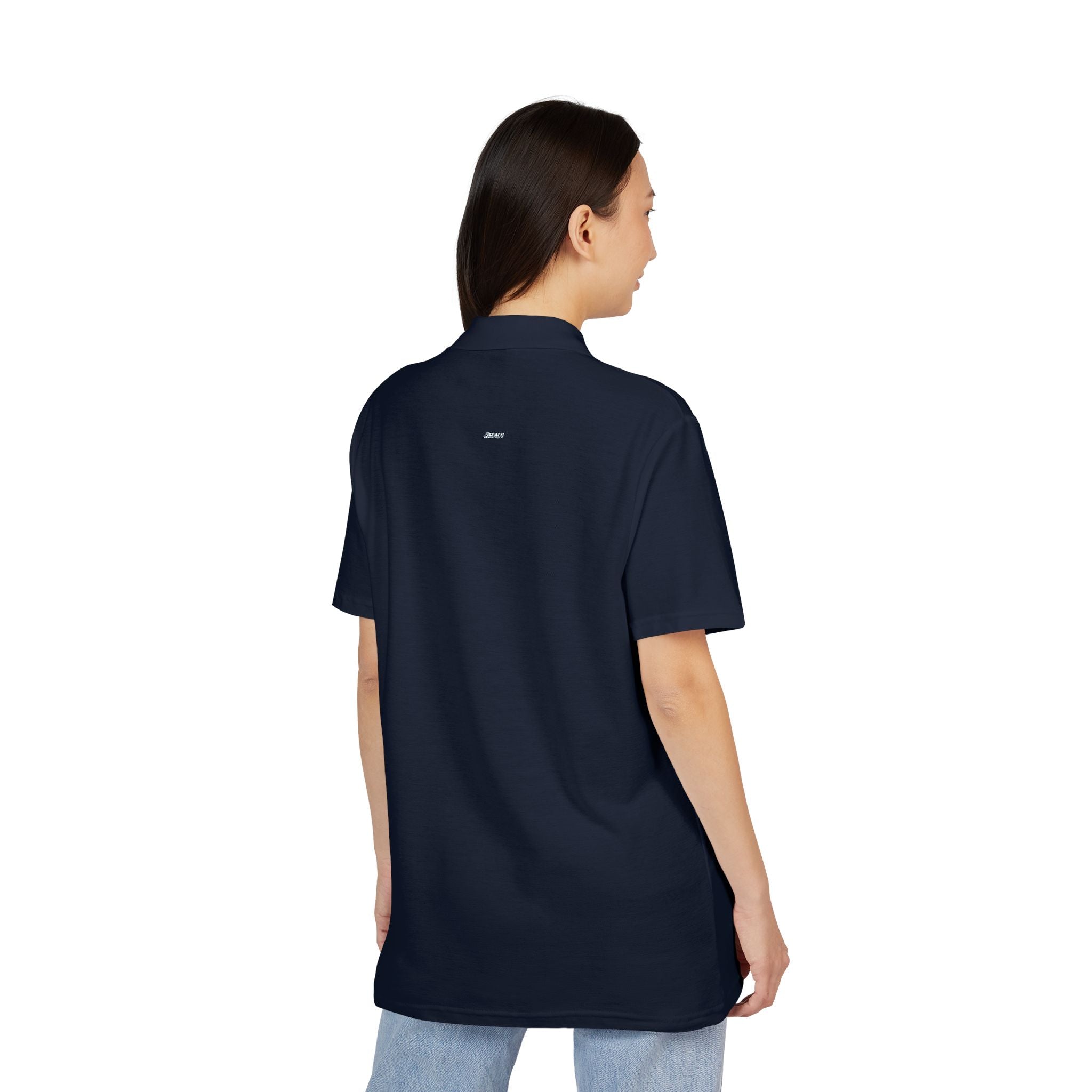 Minimal Jecky Face Logo  embroidered  Polo