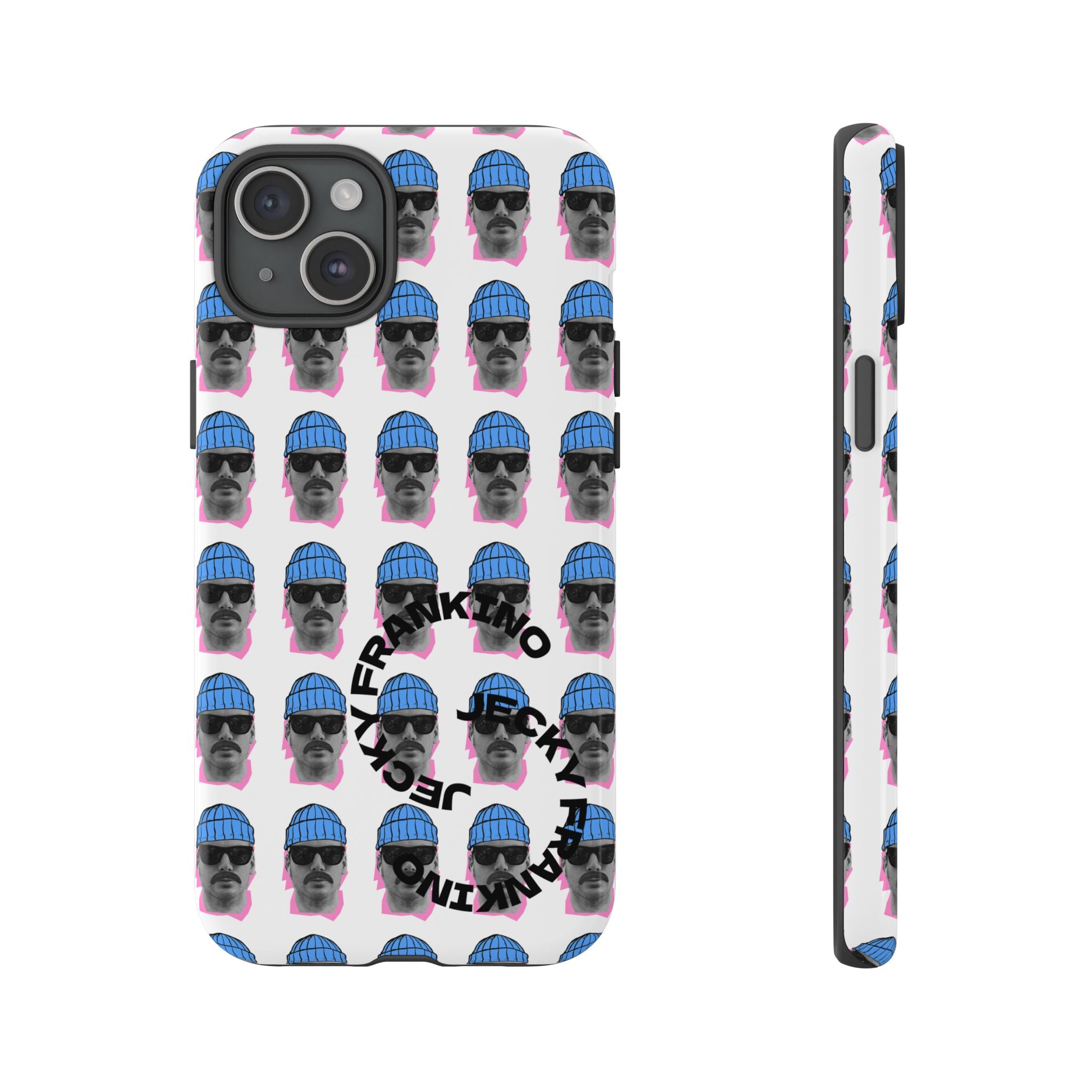 Bearded Man Pattern phone case | Tough Cases, repeating portrait design