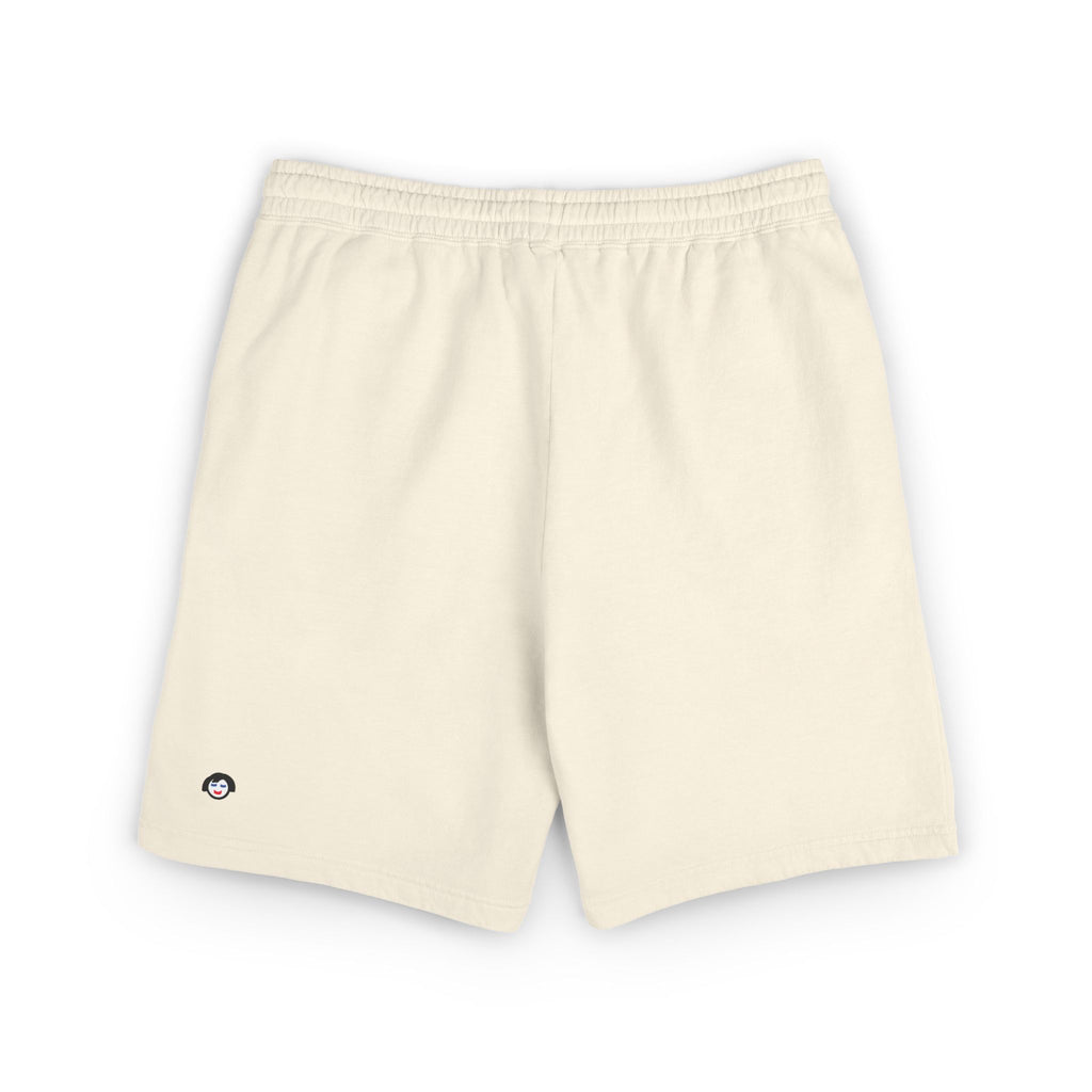 Fleece Shorts with Tiny Smiley Face Embroidered Sweat Shorts | 4 colors