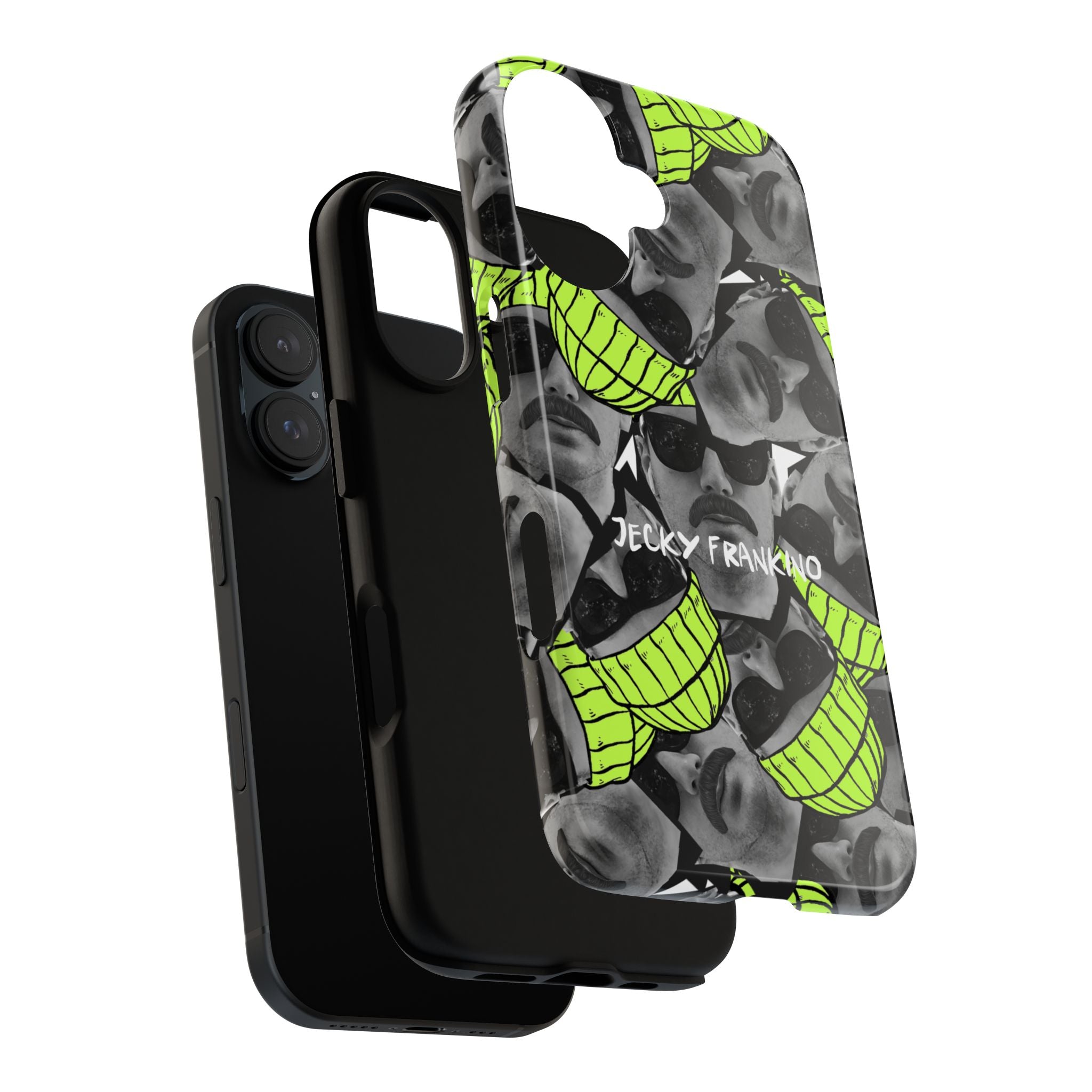Neon Banana Face collage Phone Case | Tough Case