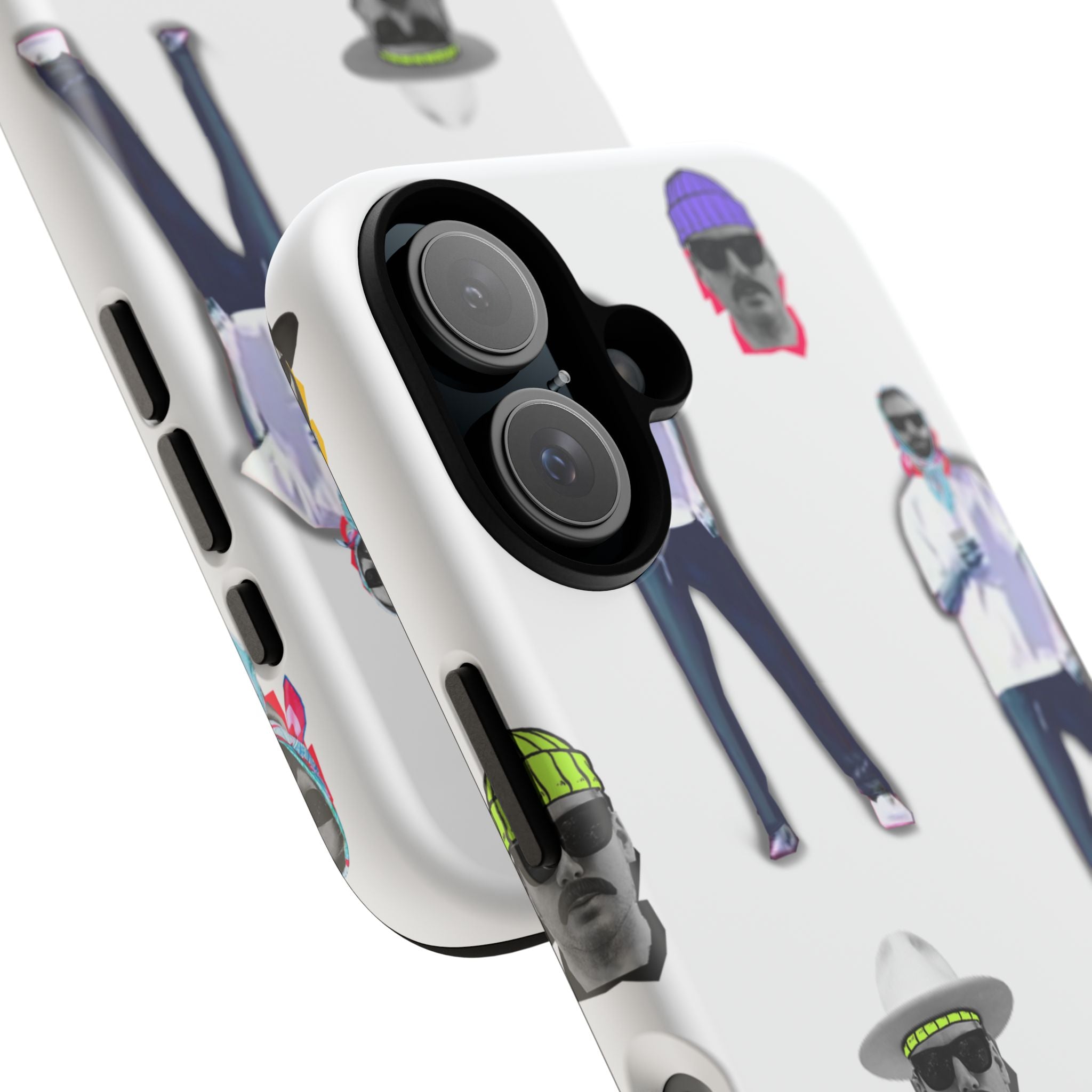 Retro Cool Character Pattern phone case | Tough Cases