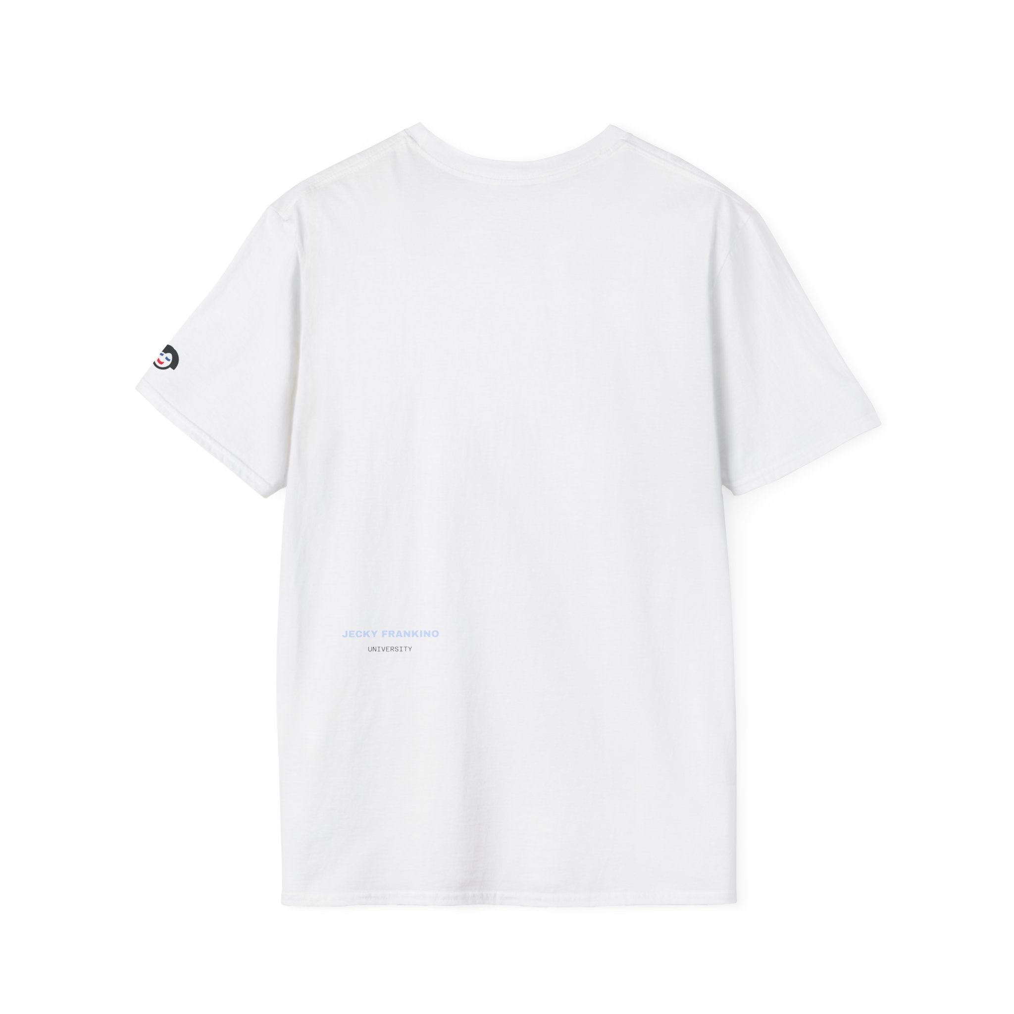 Minimal 'LUCKY' Text Tee, T-Shirt | Small Chest Script Logo