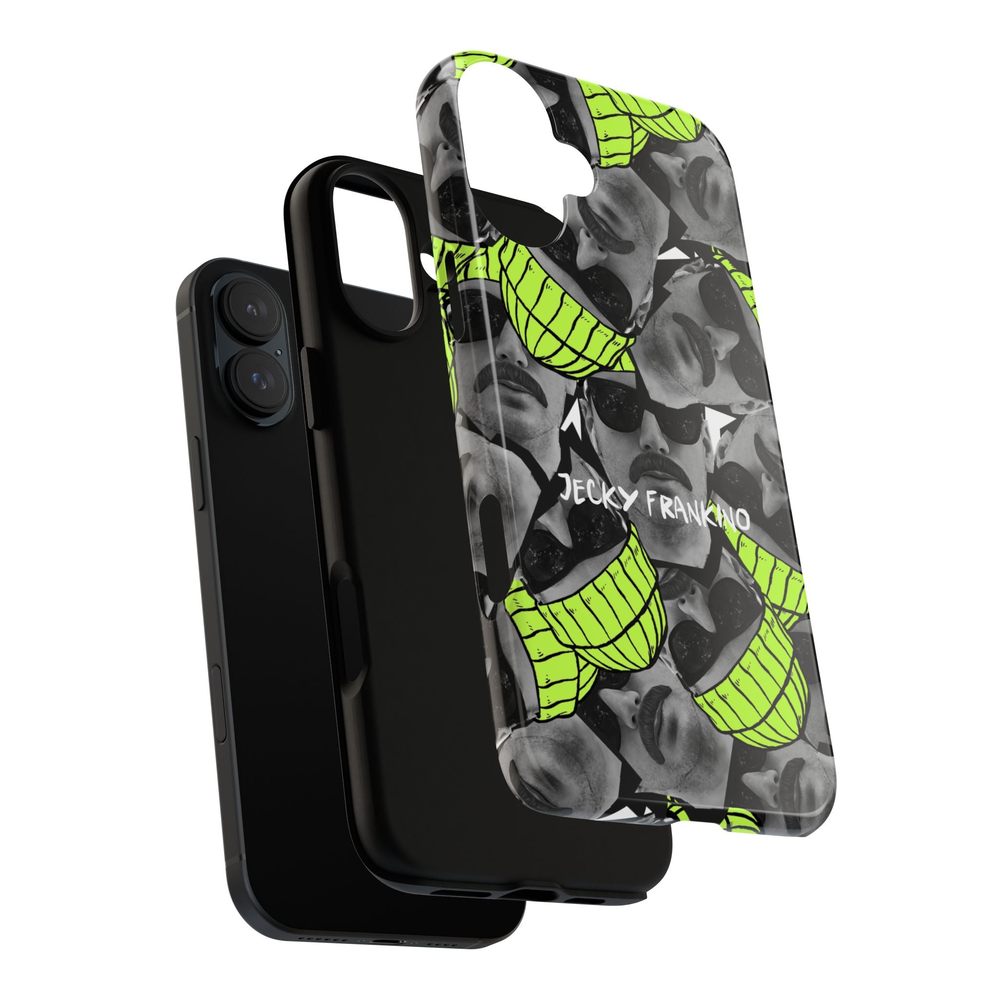 Neon Banana Face collage Phone Case | Tough Case
