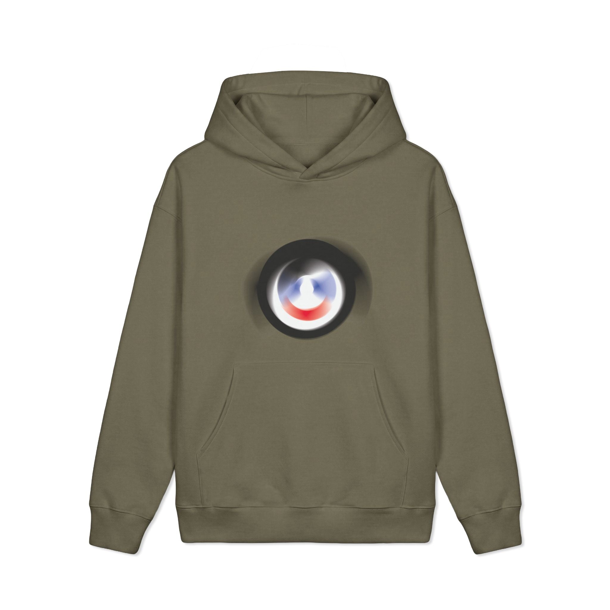 Blurred Tricolor Target logo Hoodie | Hooded Sweatshirt