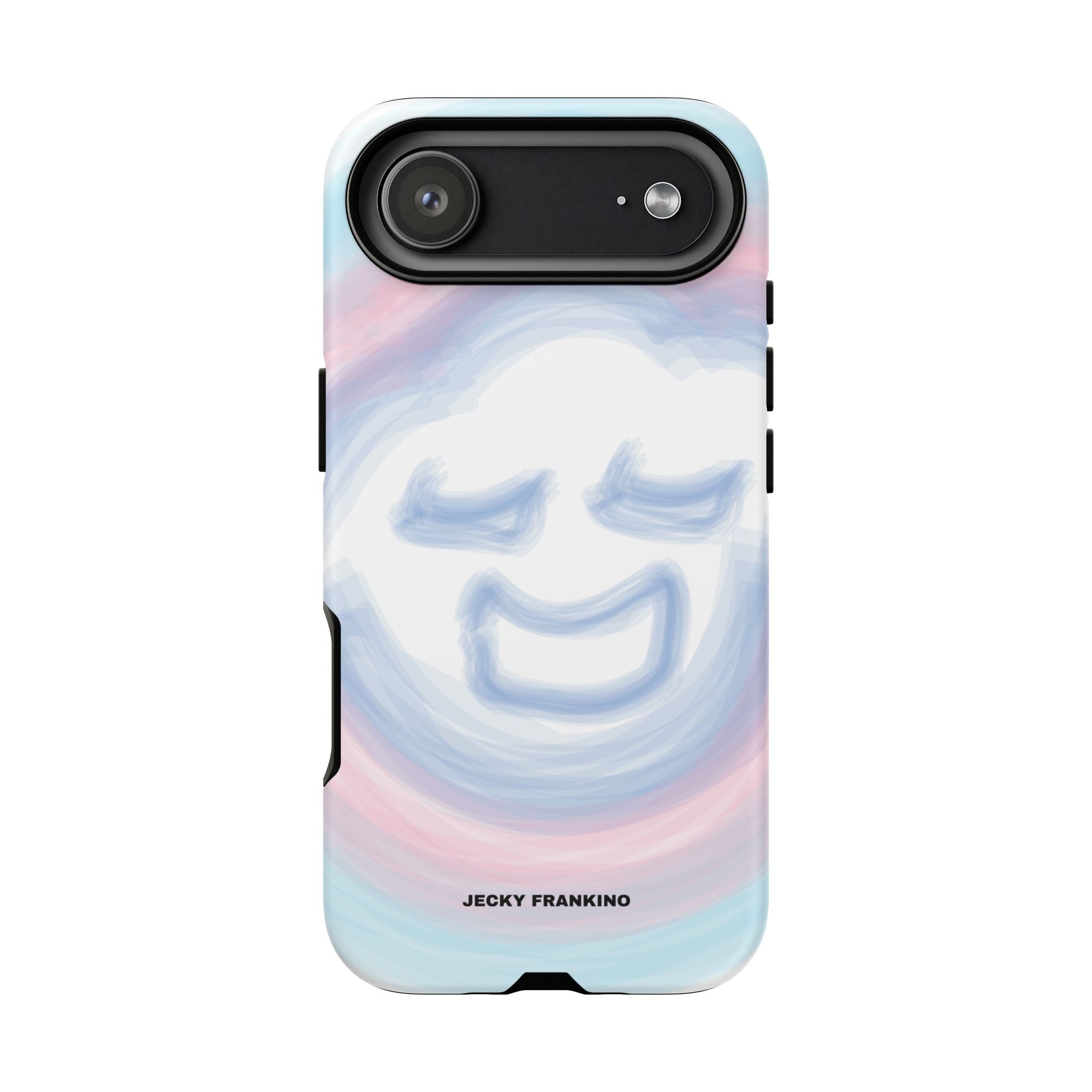 Pastel Smiley Face JECKY FRANKINO Phone Case | Tough Cases
