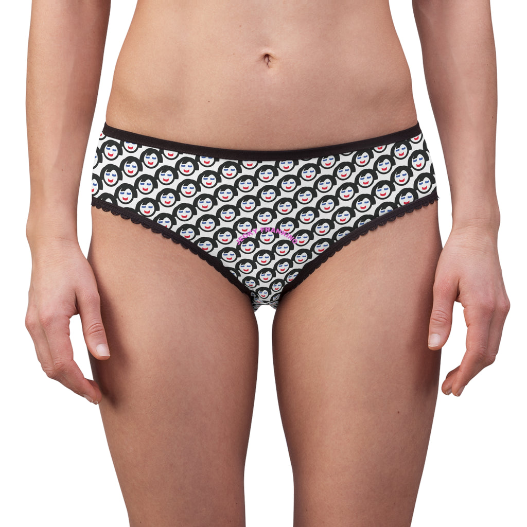 Smiling Face JF logo Women's Briefs | All-Over Print Bikini Underwear