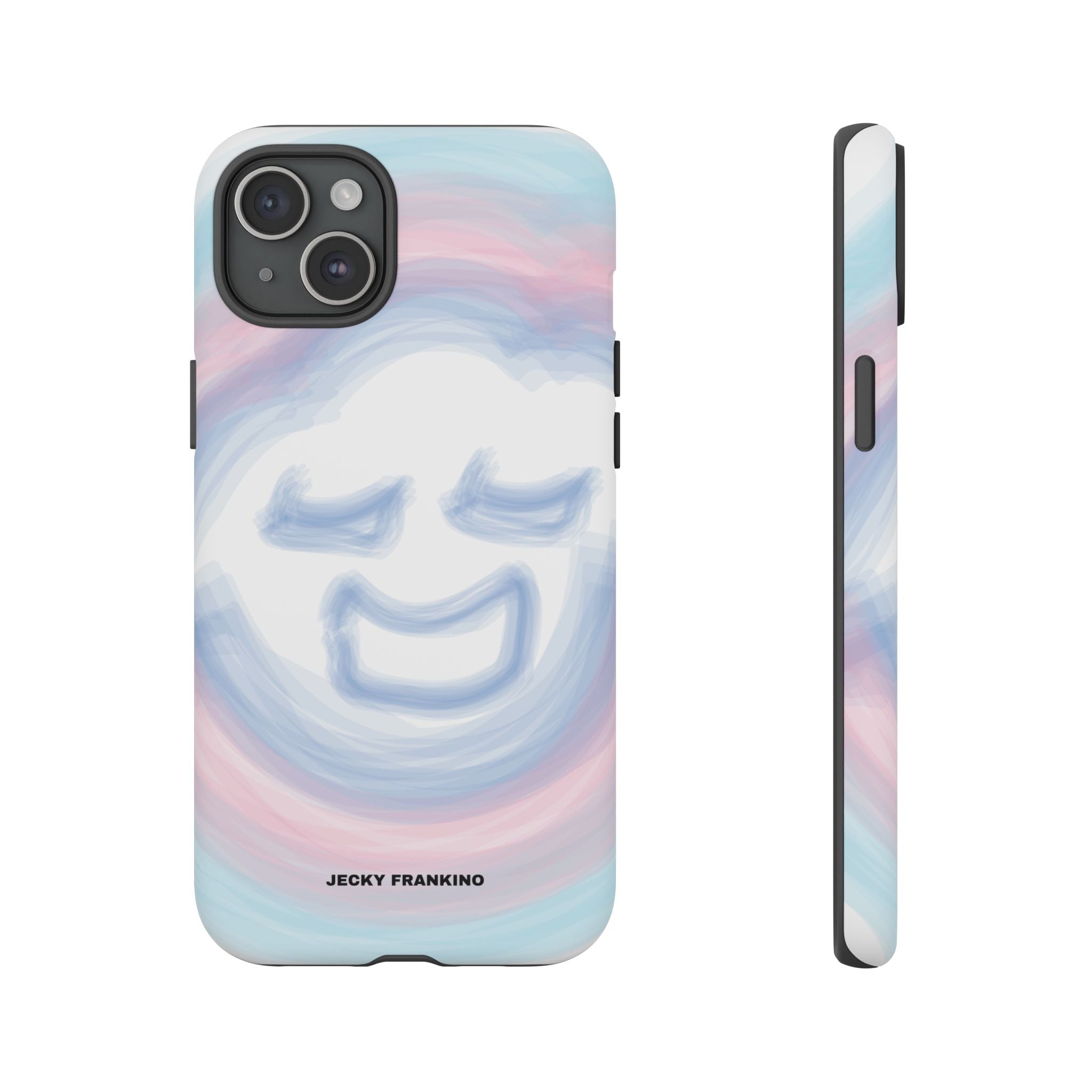 Pastel Smiley Face JECKY FRANKINO Phone Case | Tough Cases