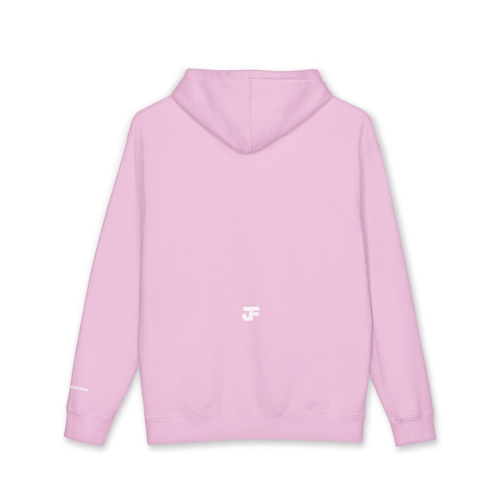 Smiling Face Graphic Hoodie | Minimal Portrait, White Hooded Sweatshirt