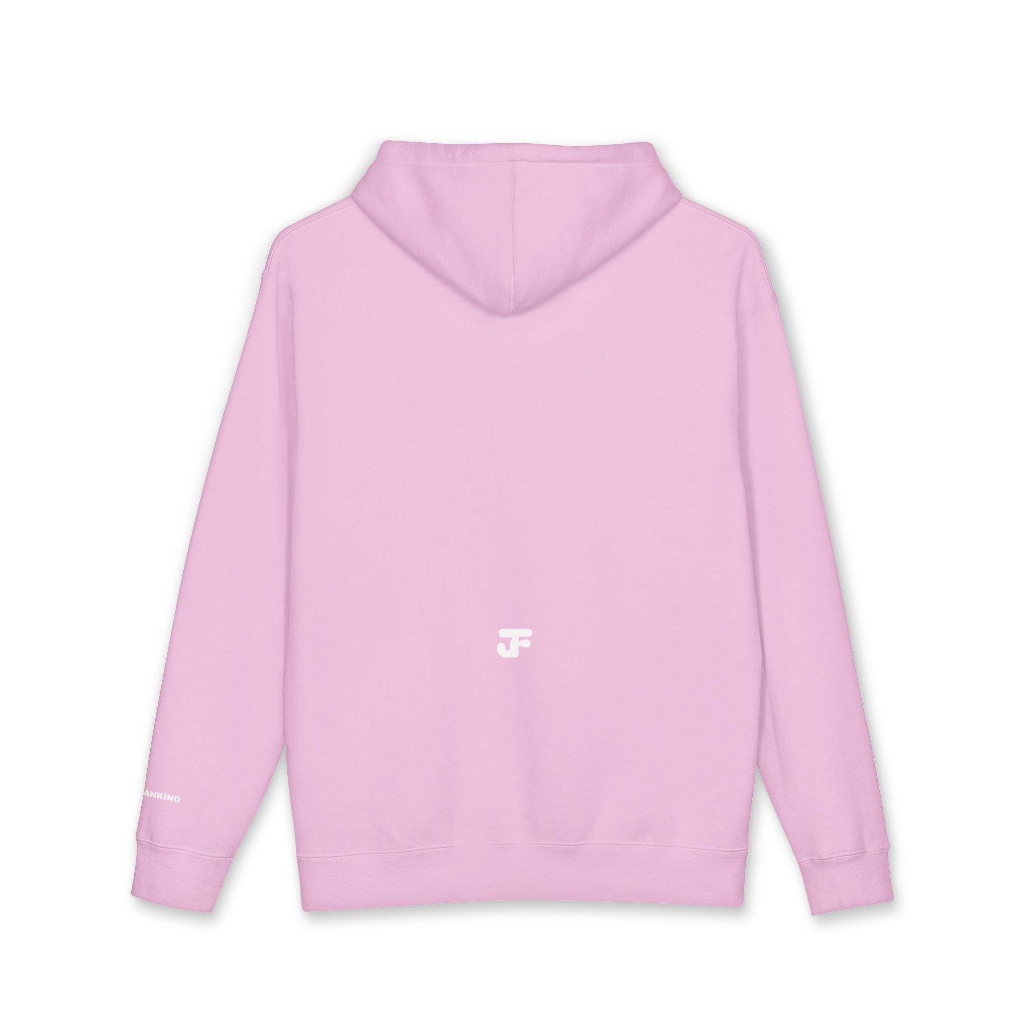 Smiling Face Graphic Hoodie | Minimal Portrait, White Hooded Sweatshirt