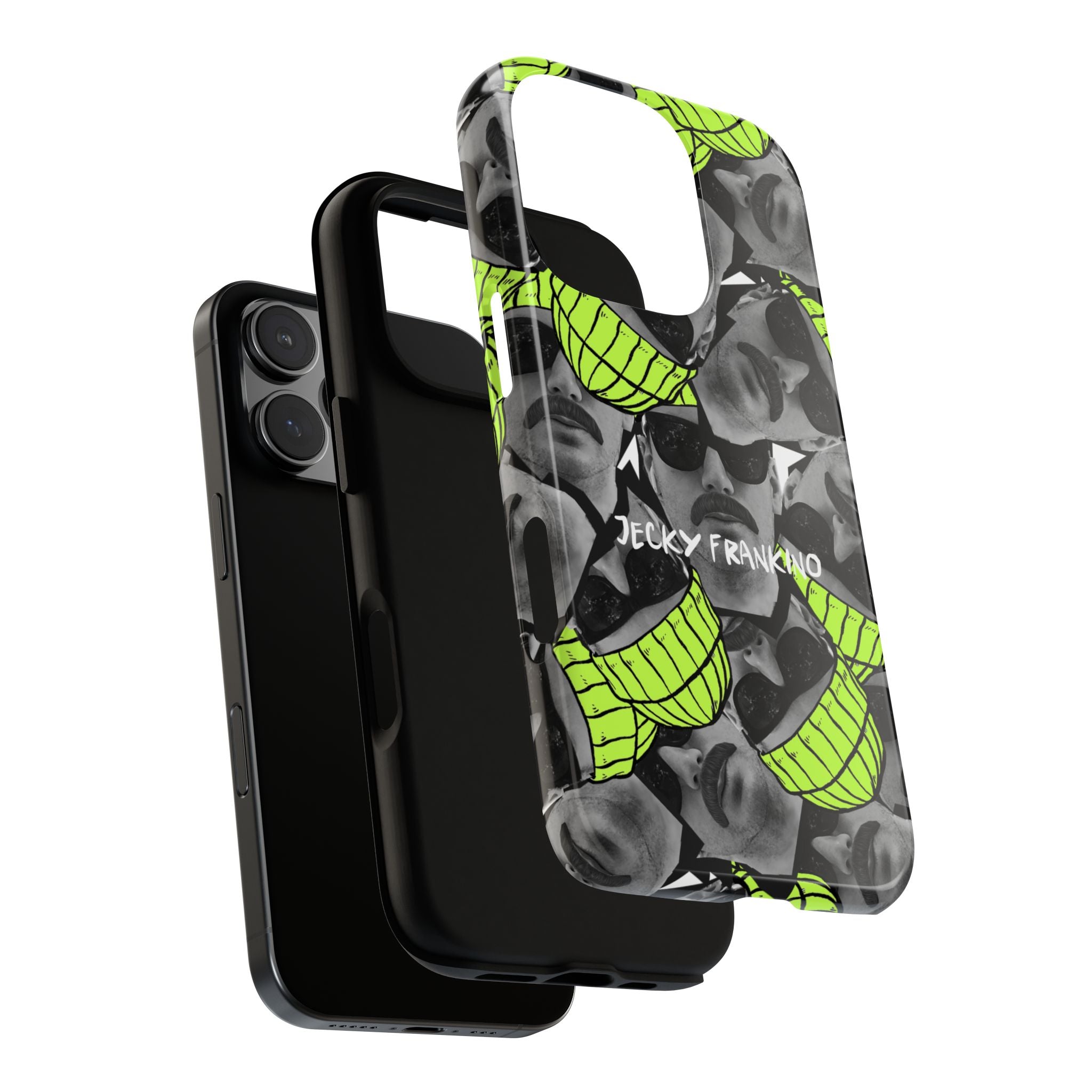 Neon Banana Face collage Phone Case | Tough Case