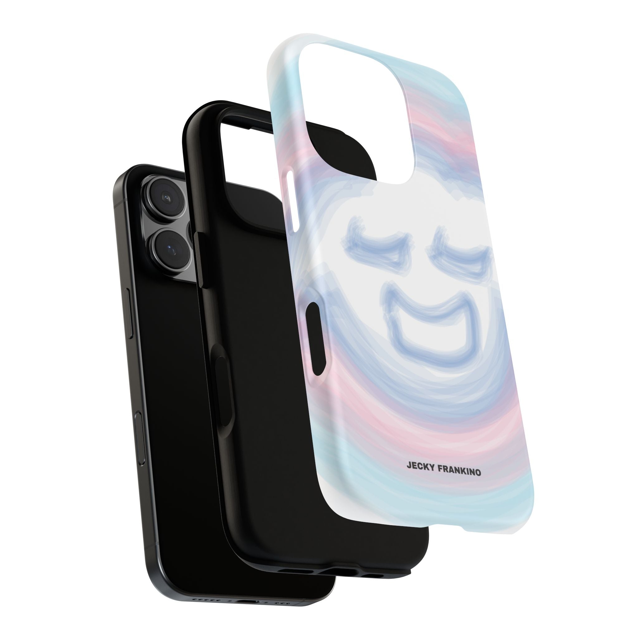 Pastel Smiley Face JECKY FRANKINO Phone Case | Tough Cases