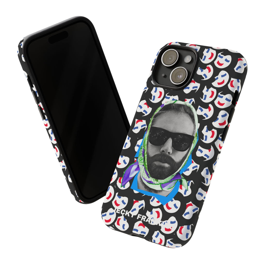 Smiling Mask Pattern Portrait Phone Case | Tough Cases
