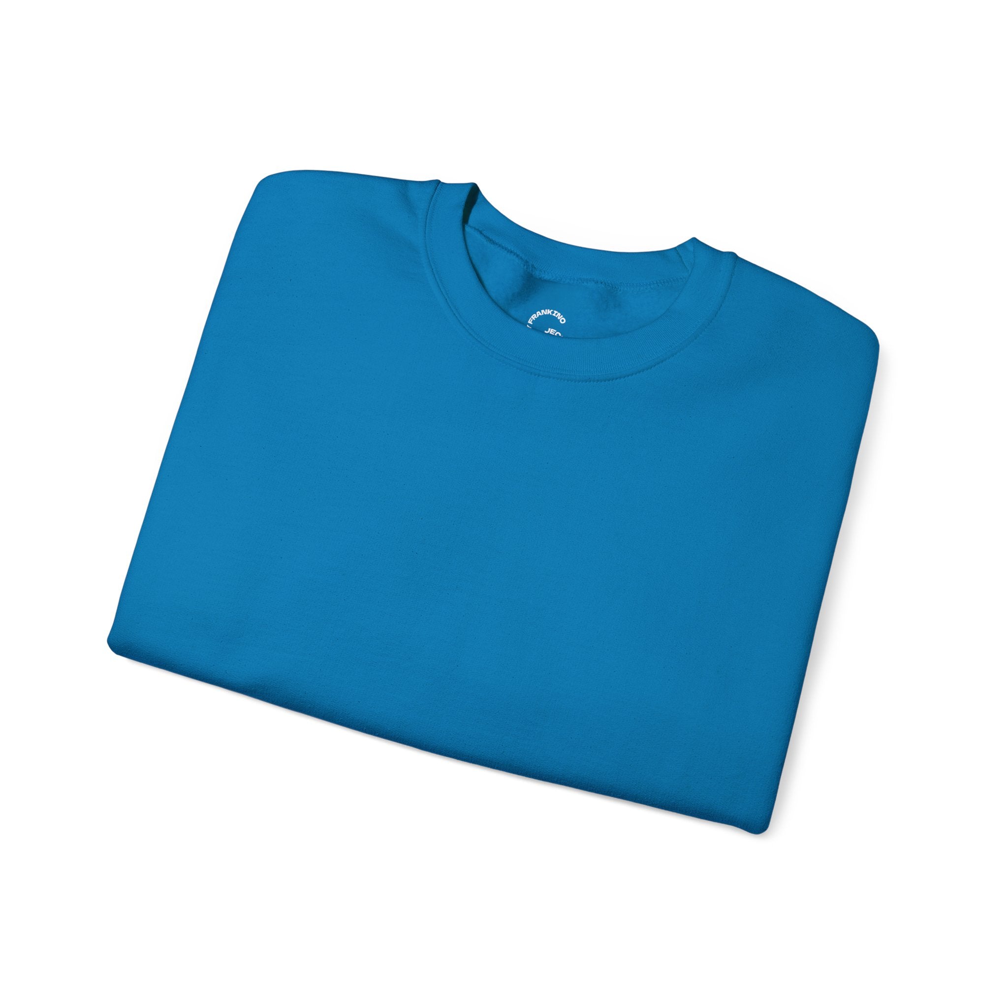 JECKY is/back Crewneck Sweatshirt | Minimal Back Text Design