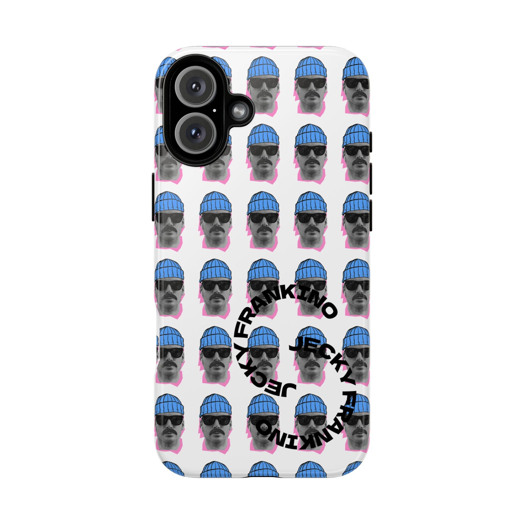 Bearded Man Pattern phone case | Tough Cases, repeating portrait design