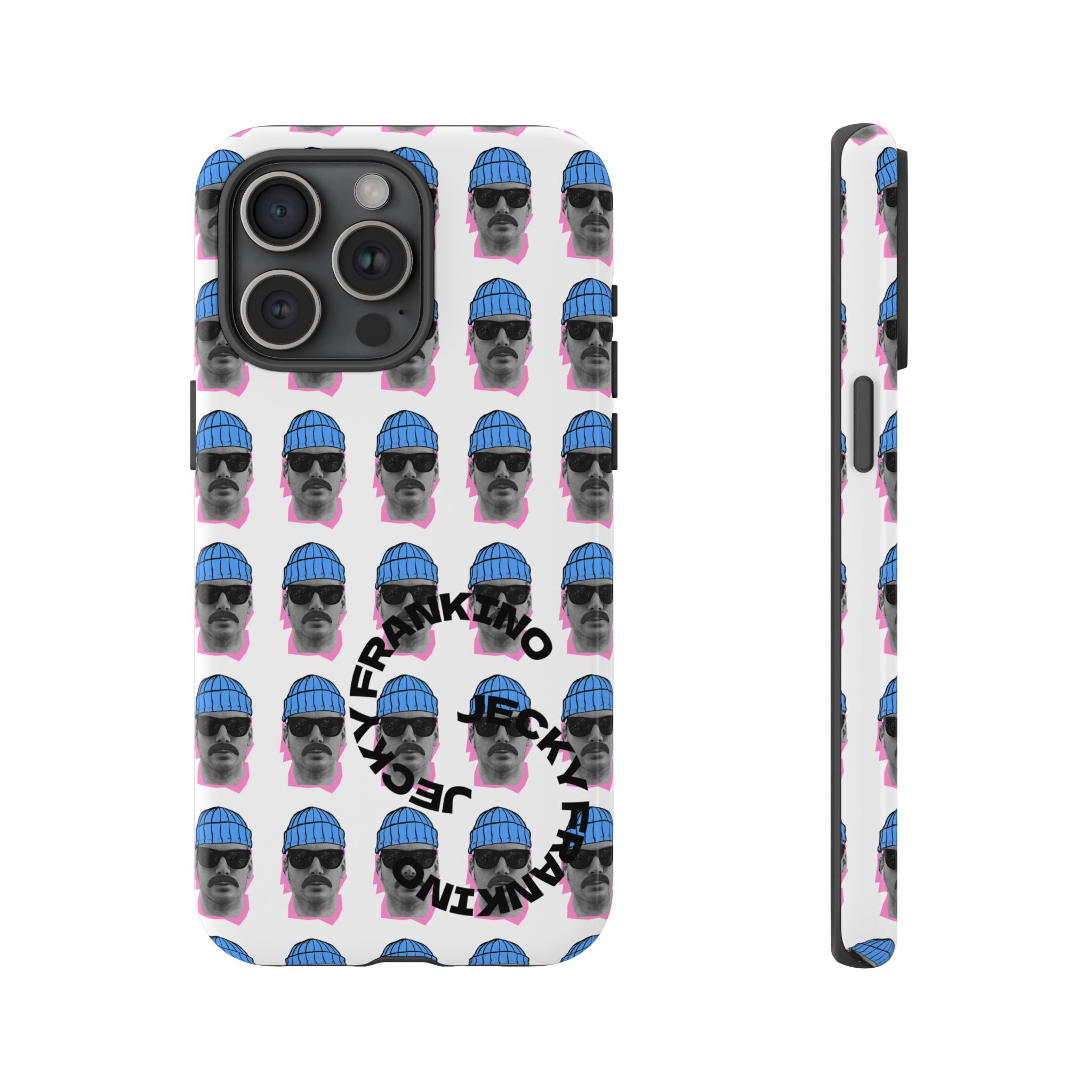 Bearded Man Pattern phone case | Tough Cases, repeating portrait design