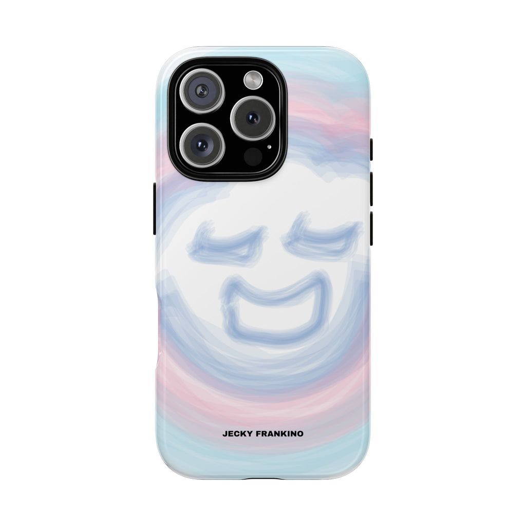 Pastel Smiley Face JECKY FRANKINO Phone Case | Tough Cases