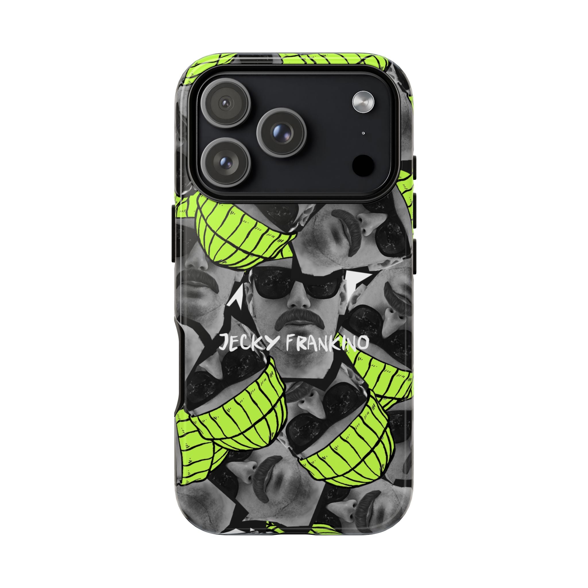 Neon Banana Face collage Phone Case | Tough Case