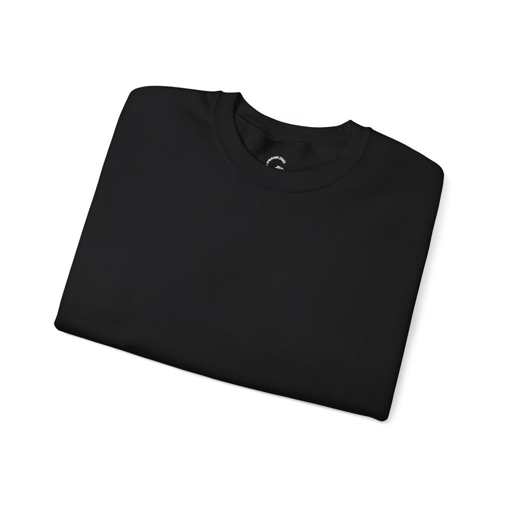 JECKY is/back Crewneck Sweatshirt | Minimal Back Text Design