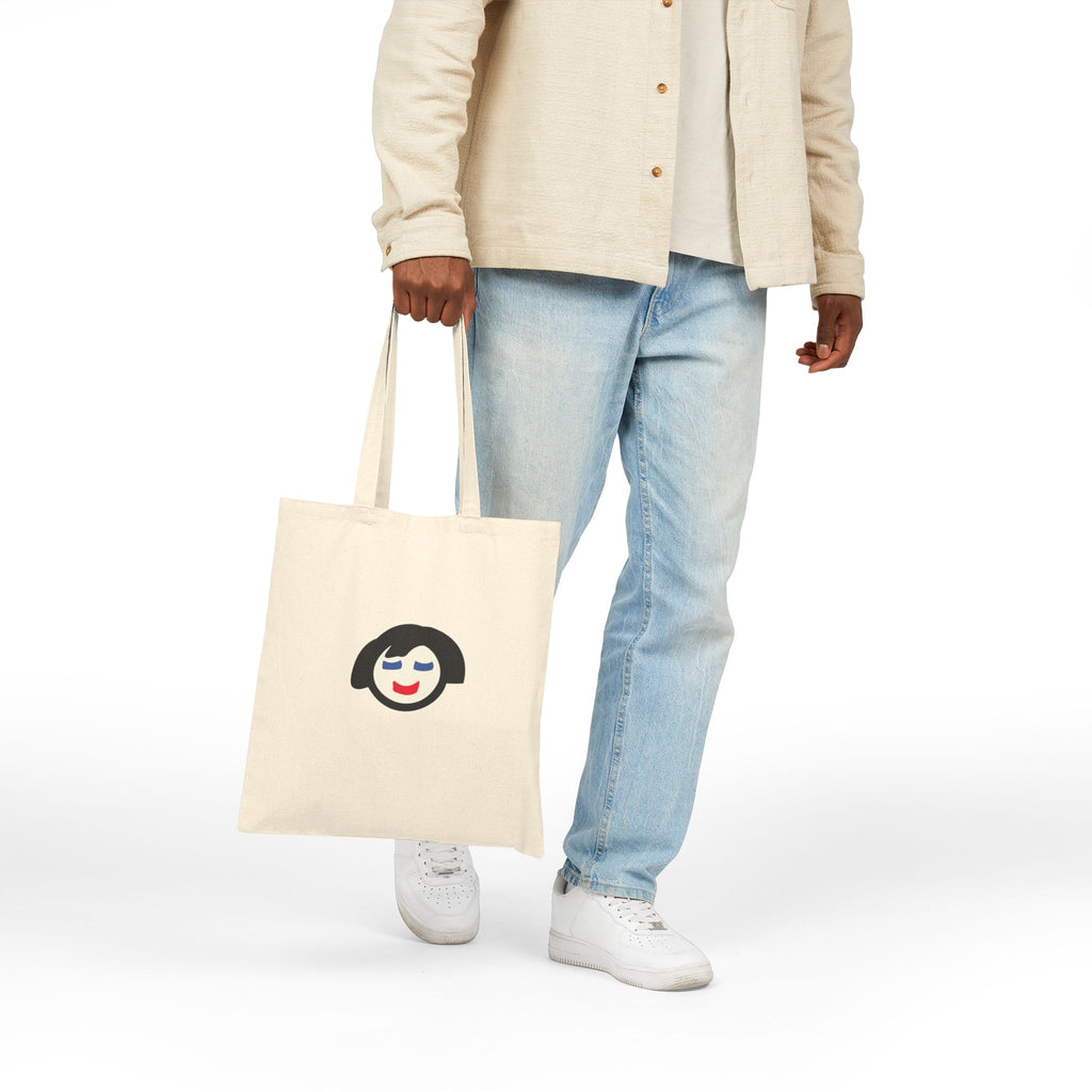 Cotton Canvas Tote Bag Jecky Frankino Logo